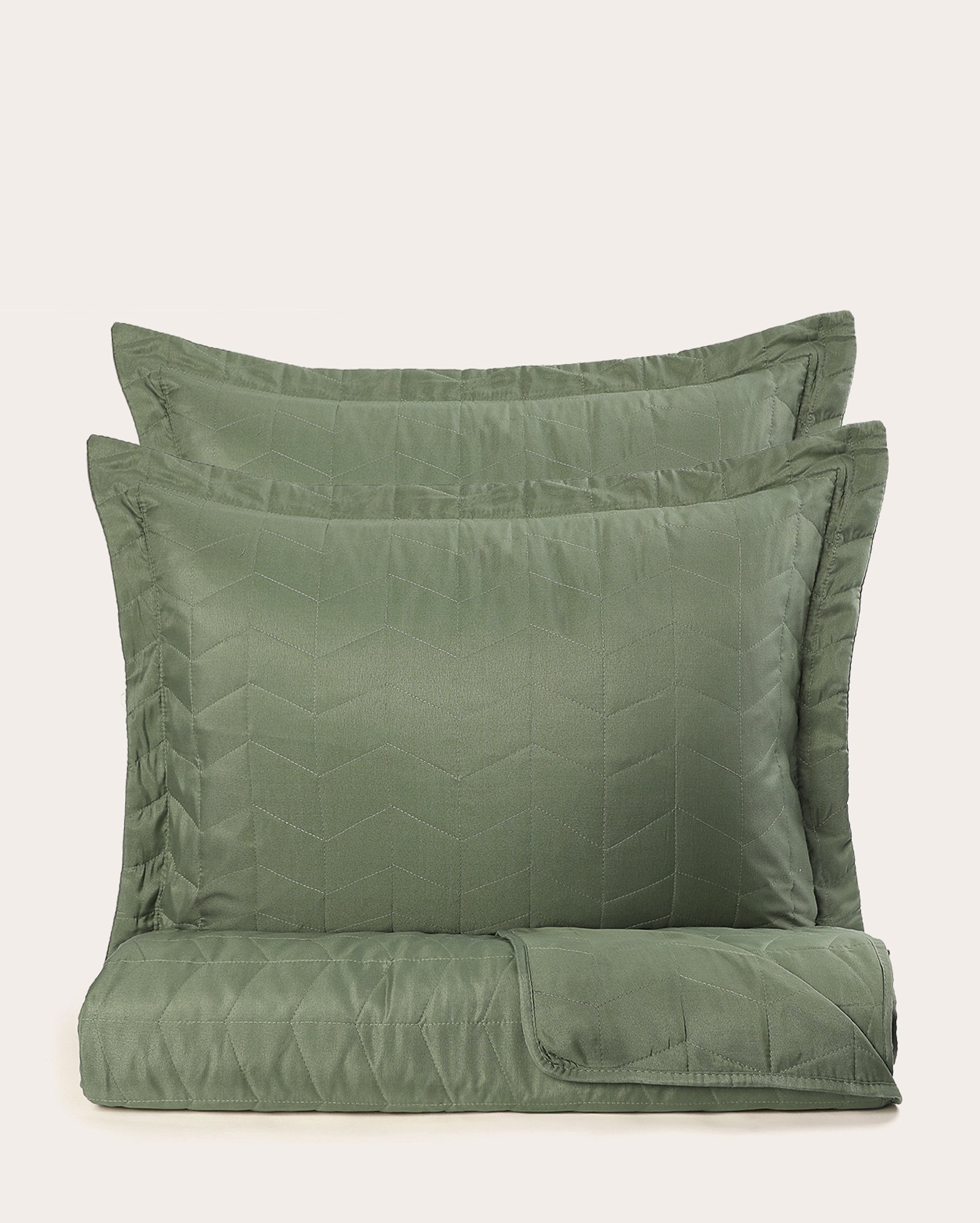 Kit colcha king 3 peças Boutis verde | Casa Riachuelo