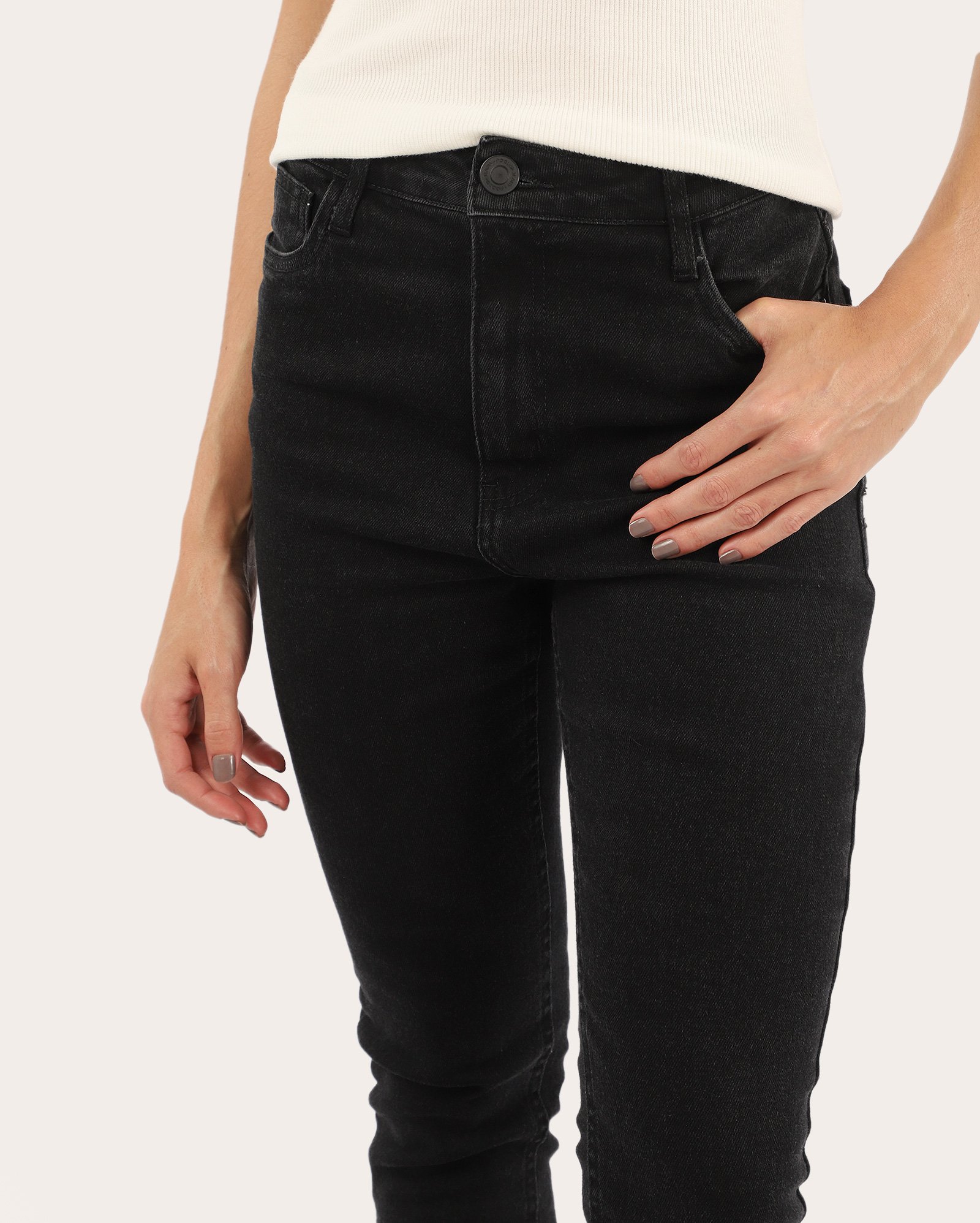 Calça black jeans feminina skinny com bolsos | Pool Jeans