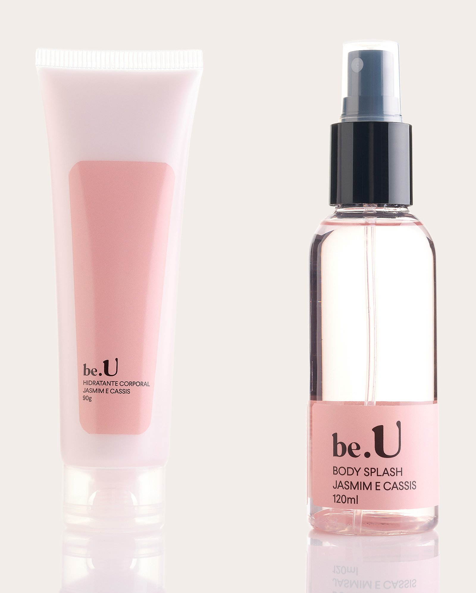 Kit hidratante corporal 90g + body splash Jasmim e Cassis 120ml | be.U by Riachuelo
