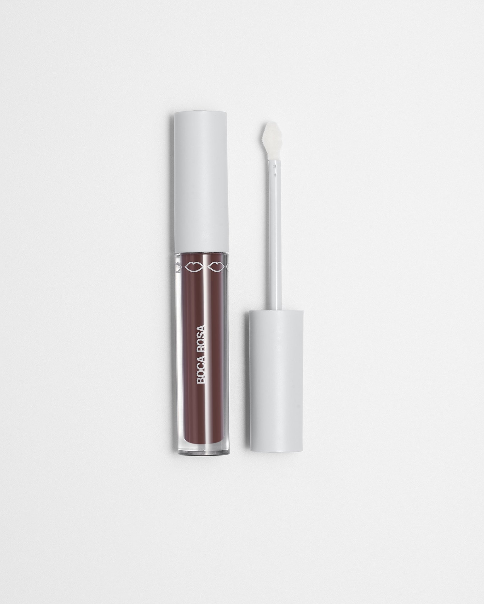 Gloss hidra lábios translúcido 3g marrom | Boca Rosa