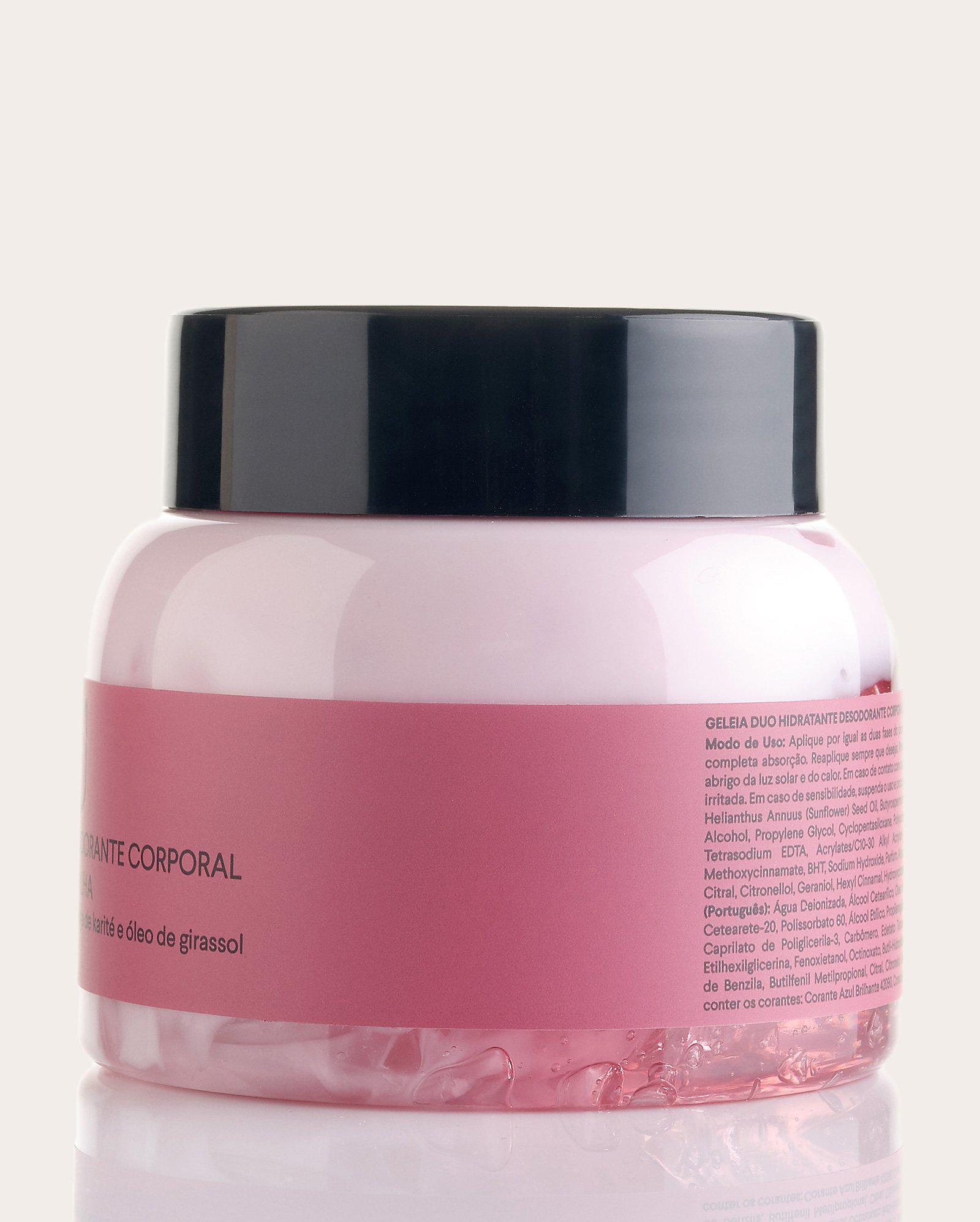 Geléia hidratante corporal Lírio e Baunilha 240g | be.U by Riachuelo