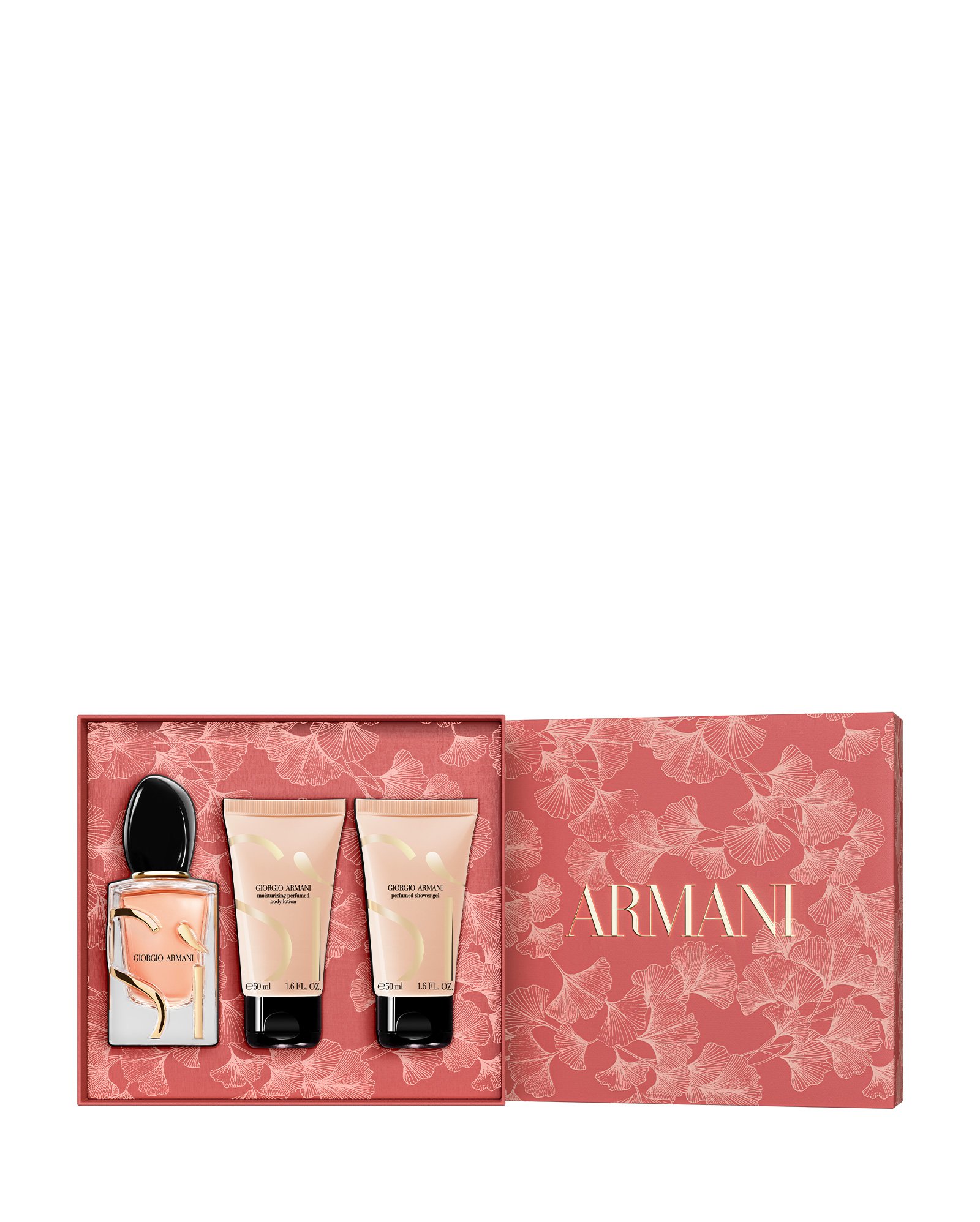 Kit perfume feminino Sì Intense EDP 50ml + body lotion 50ml + gel de banho 50ml | Giorgio Armani