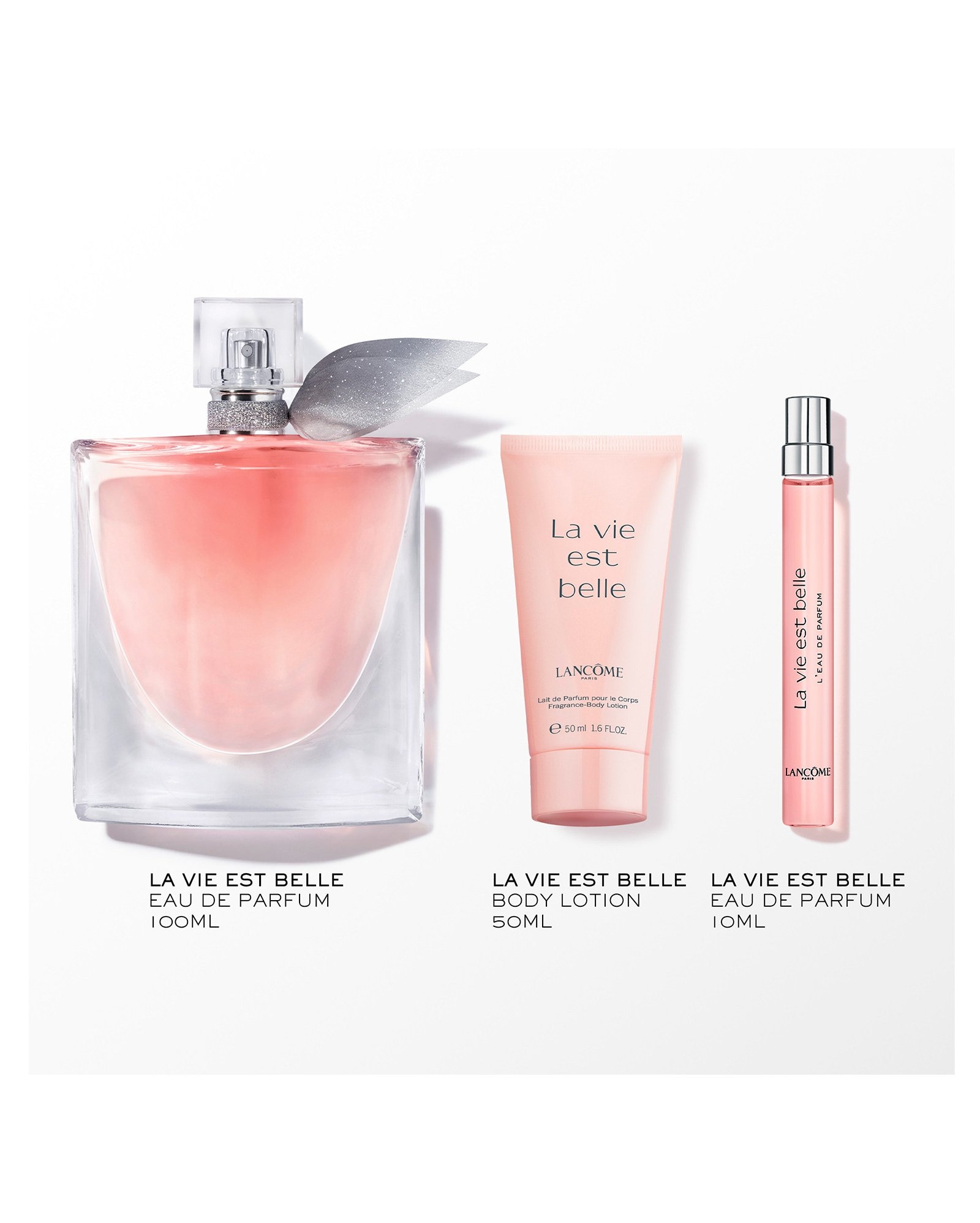 Kit perfume feminino La Vie Est Belle EDP 100ml + body lotion 50ml + travel spray 10ml | Lancôme