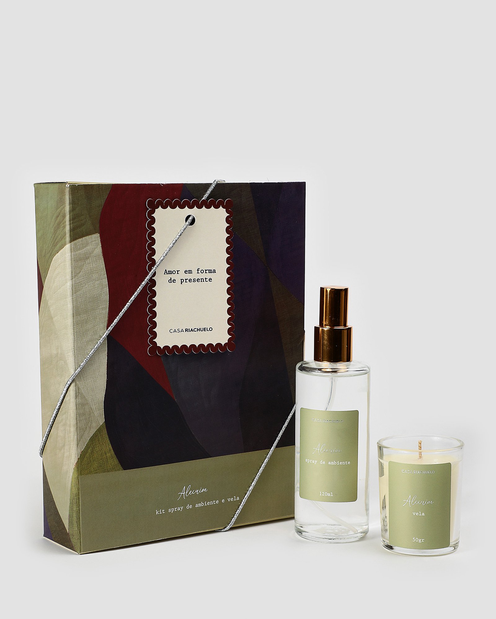 Kit spray de ambiente 120ml + vela 50g alecrim | Casa Riachuelo