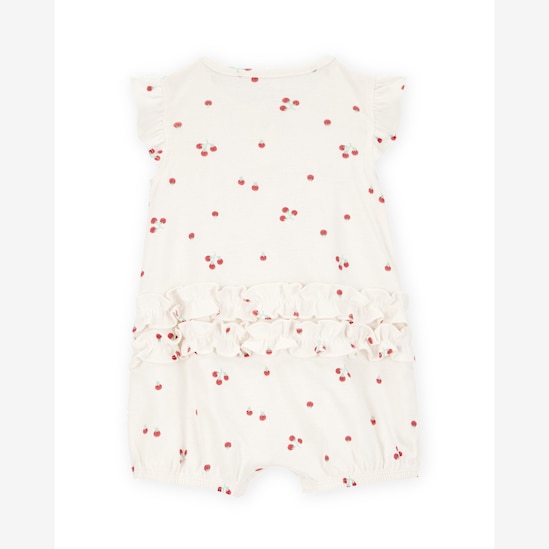 Macaquinho bebê cerejinhas off-white | Carter's