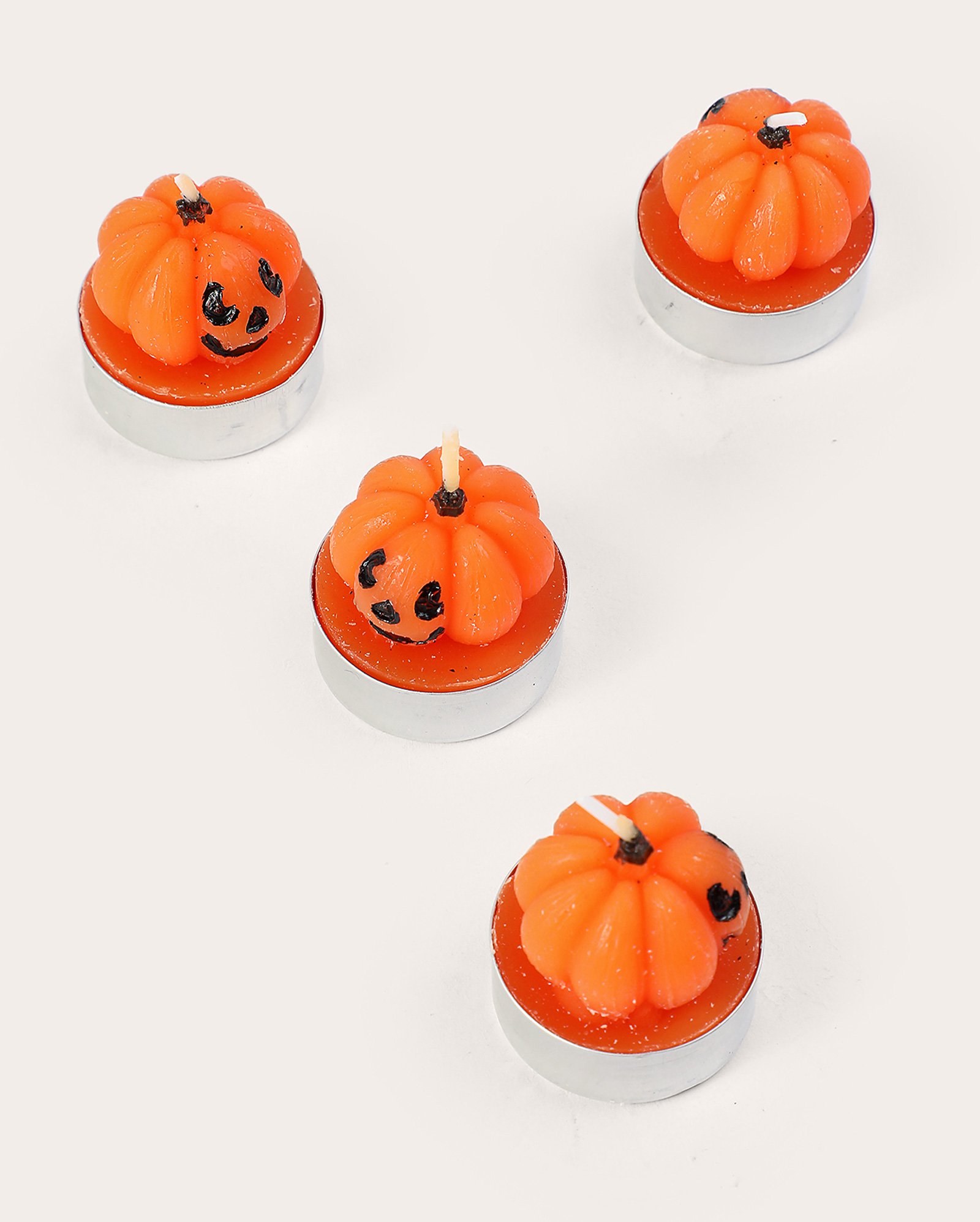Kit vela 4 peças abóbora halloween laranja | Casa Riachuelo