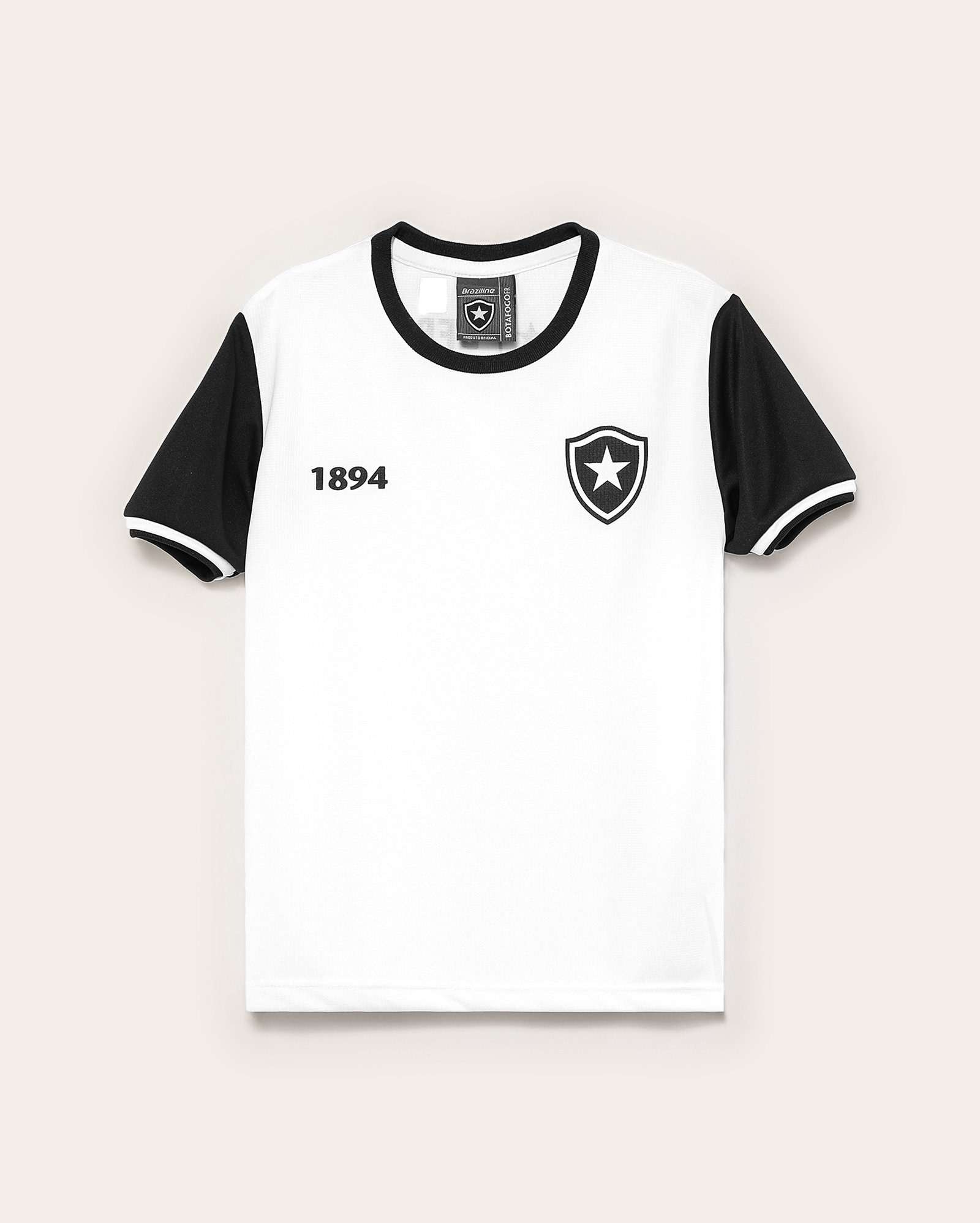Camiseta Infantil futebol Botafogo 4-10A branca |  
