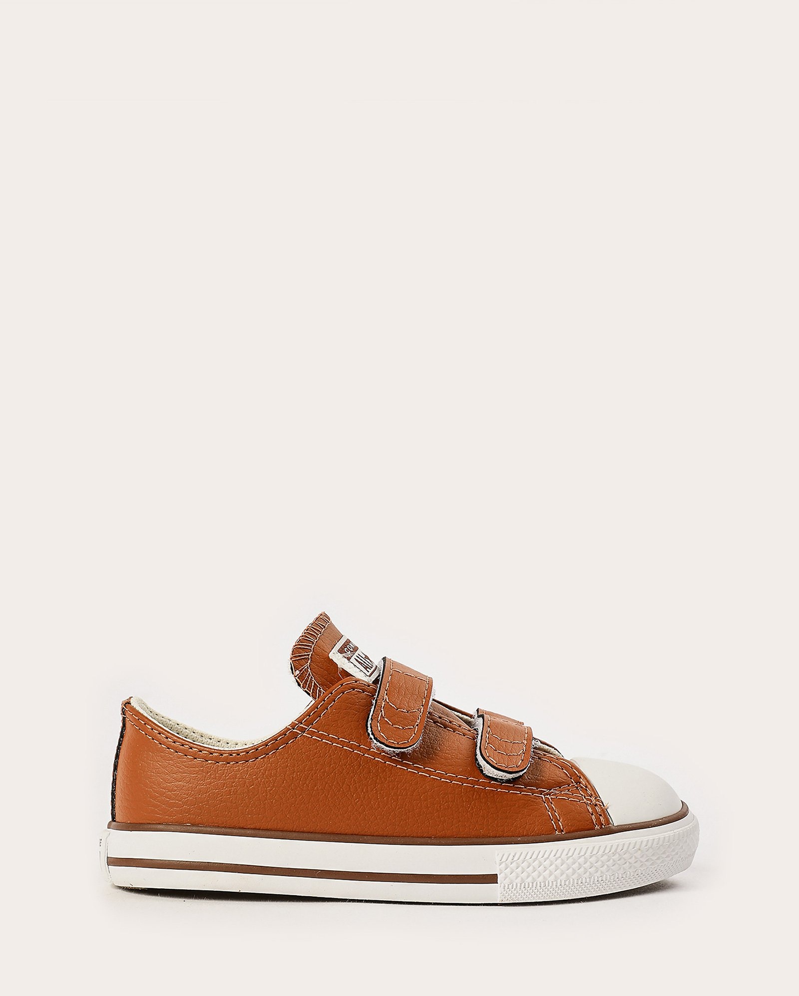 Tênis infantil Chuck Taylor fita dupla aderente - Marrom Claro | Converse All Star