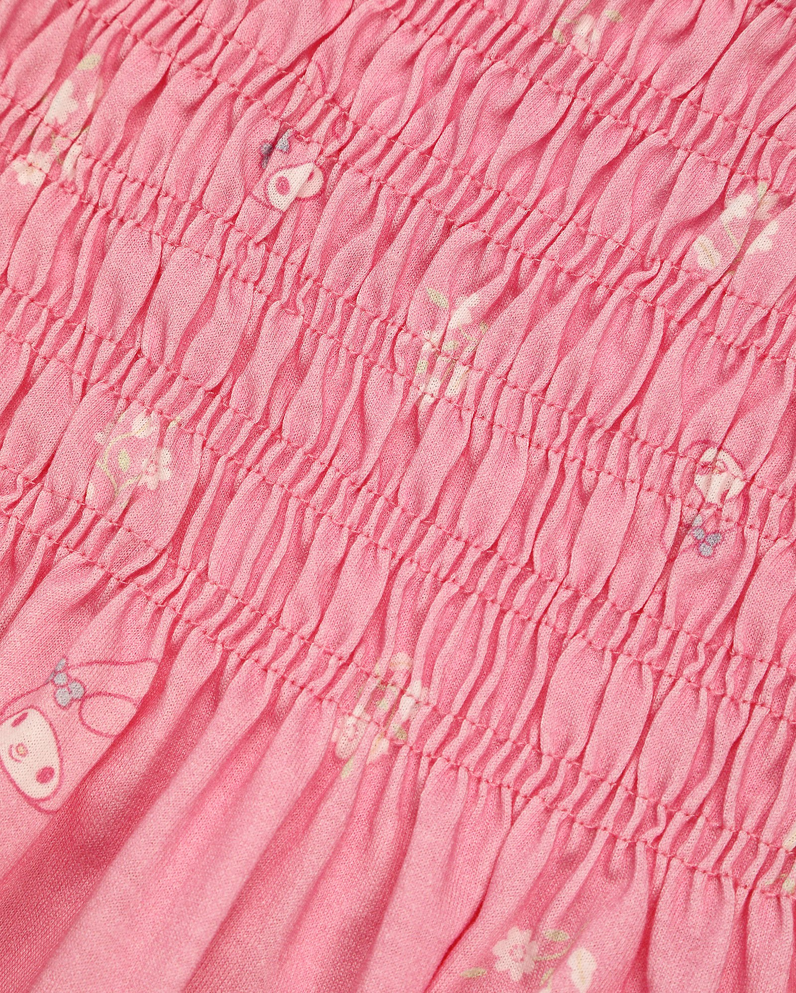 Vestido infantil evasê My Melody Hello Kitty 4-10A rosa | Sanrio