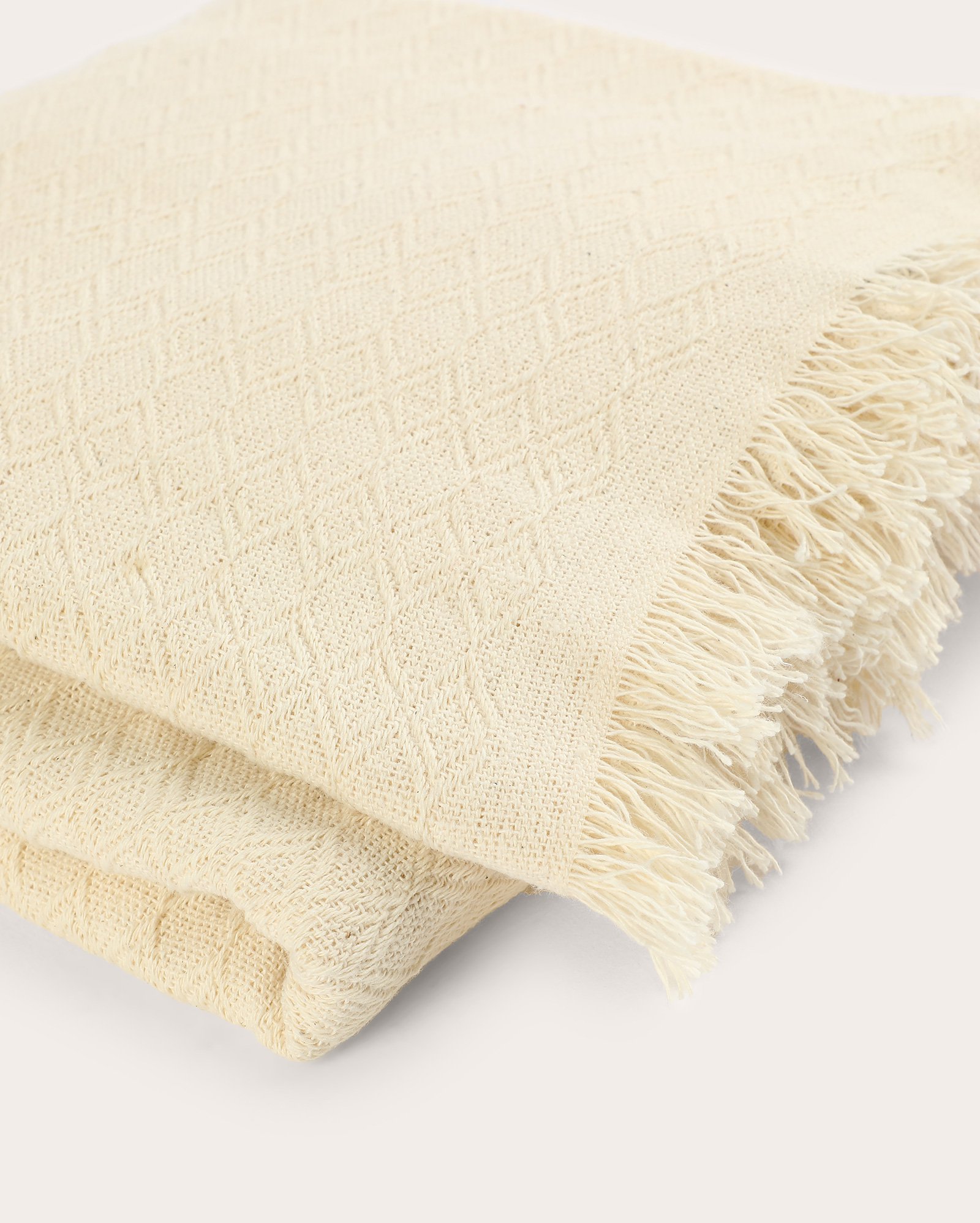 Manta decorativa para sofá Bland 120x150cm bege | Casa Riachuelo