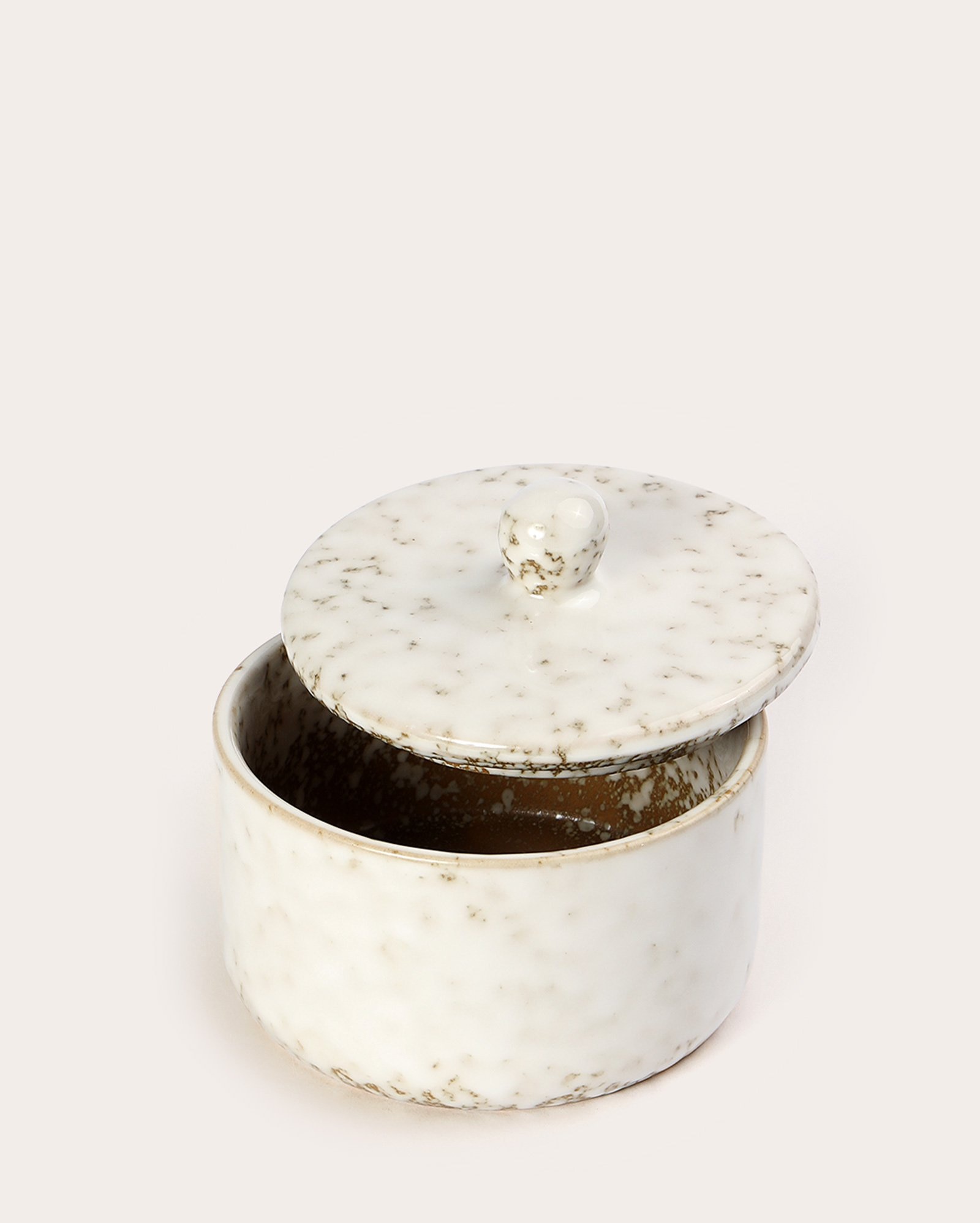 Caixa decorativa cerâmica Viky 12x10cm - off-white | Casa Riachuelo