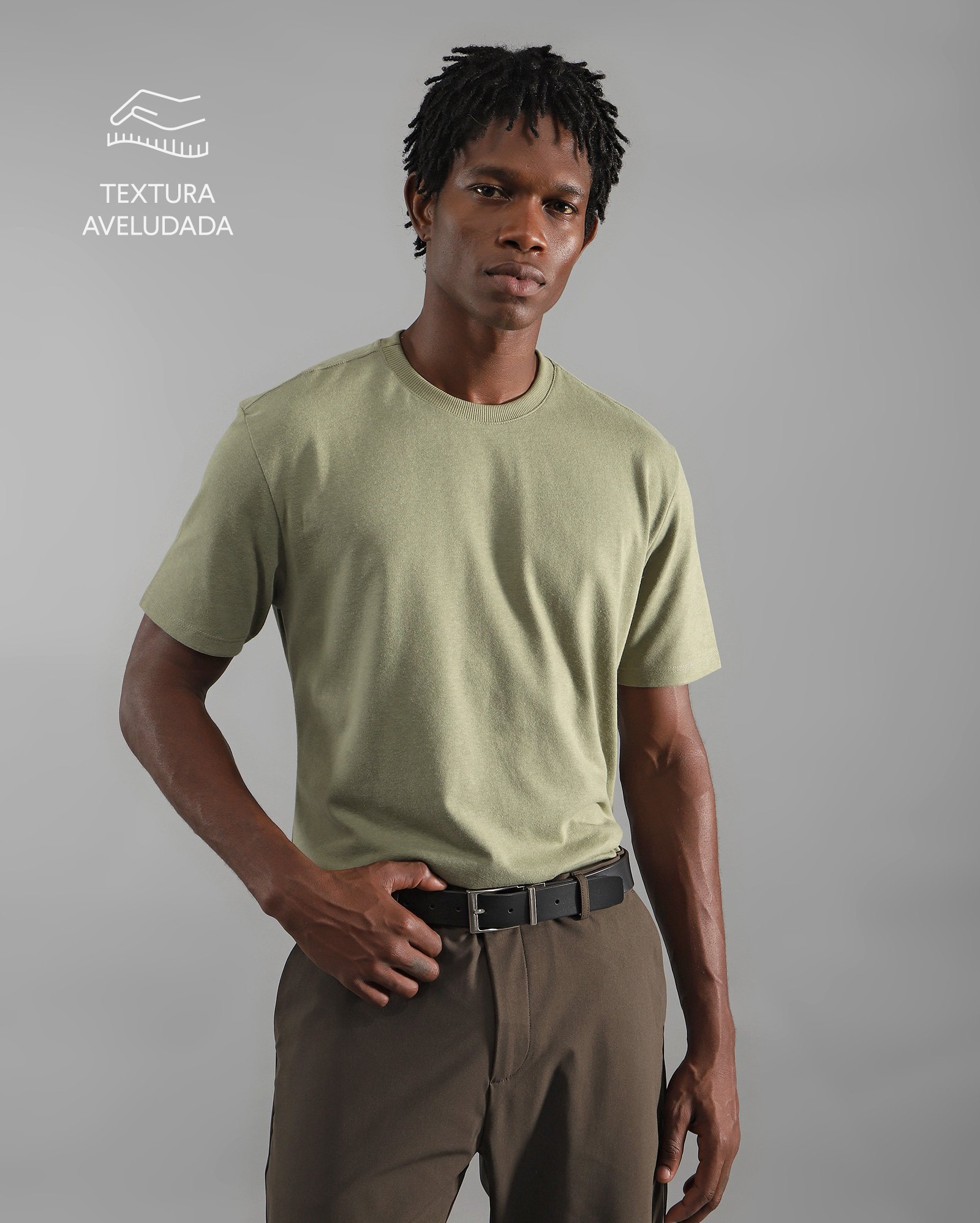 Camiseta masculina Tech UltraSoft - Verde