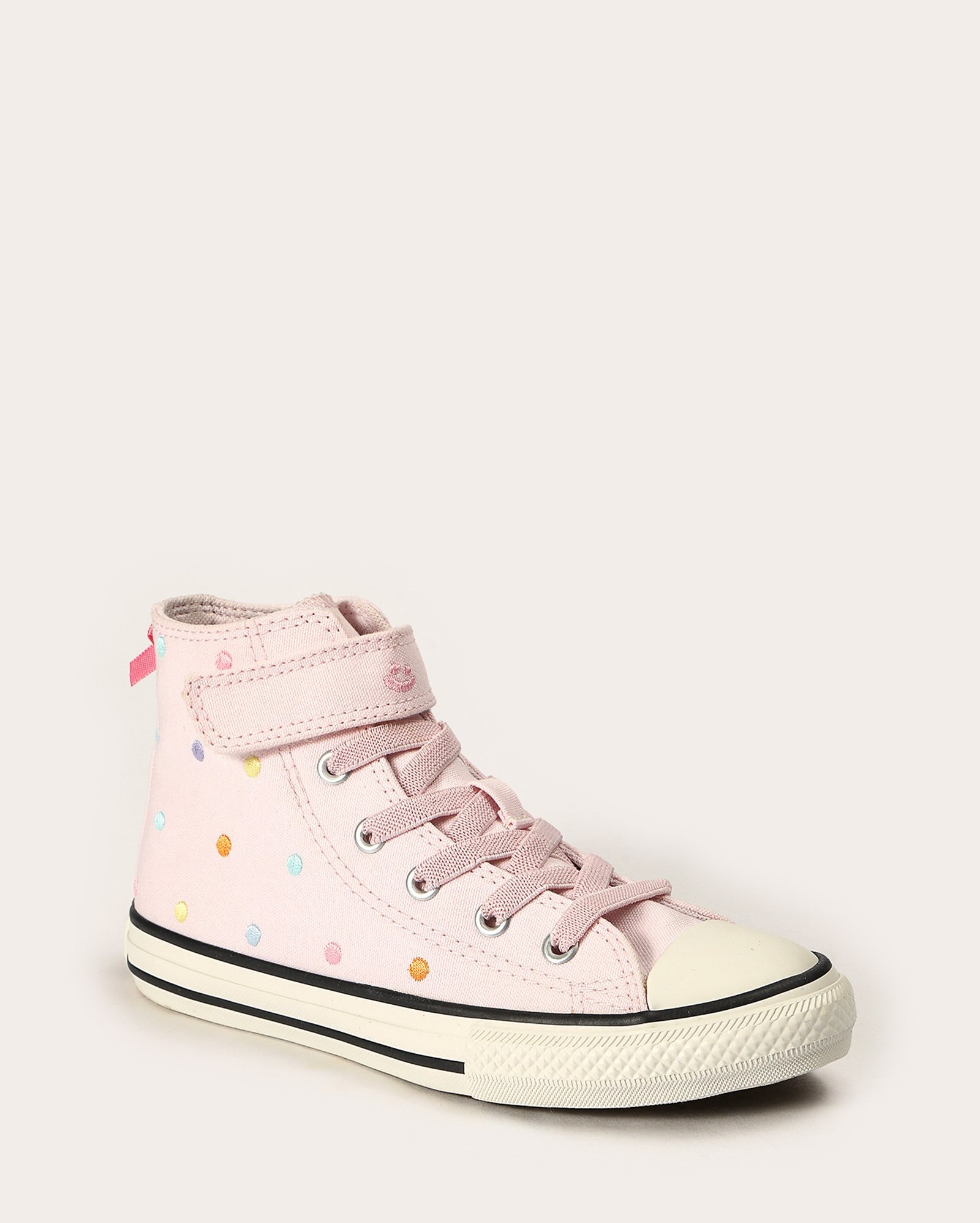 Tênis infantil Chuck Taylor cano longo dots rosa | Converse All Star