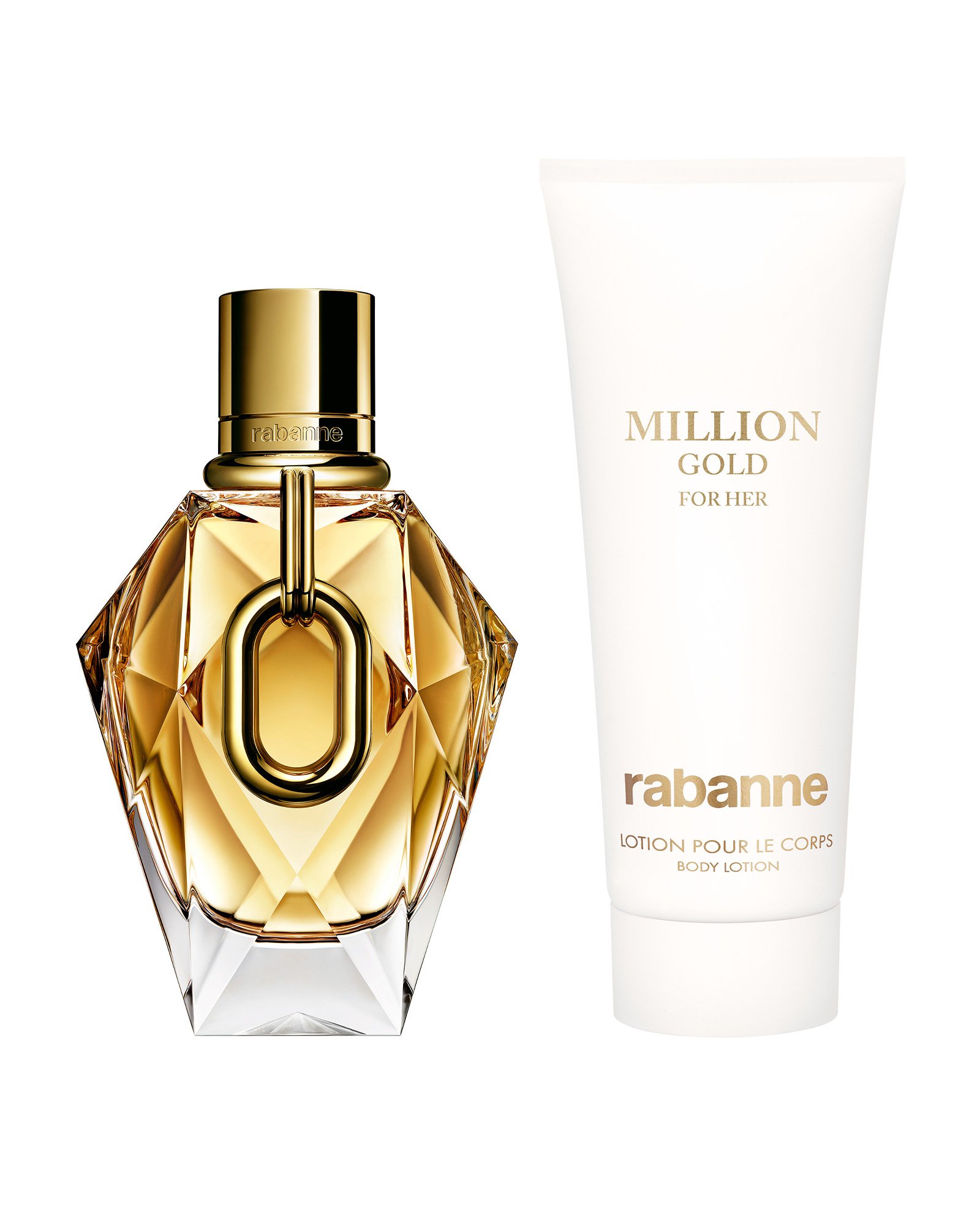 Kit perfume feminino Million Gold for Her refillable EDP 90ml + creme corporal 100ml | Rabanne