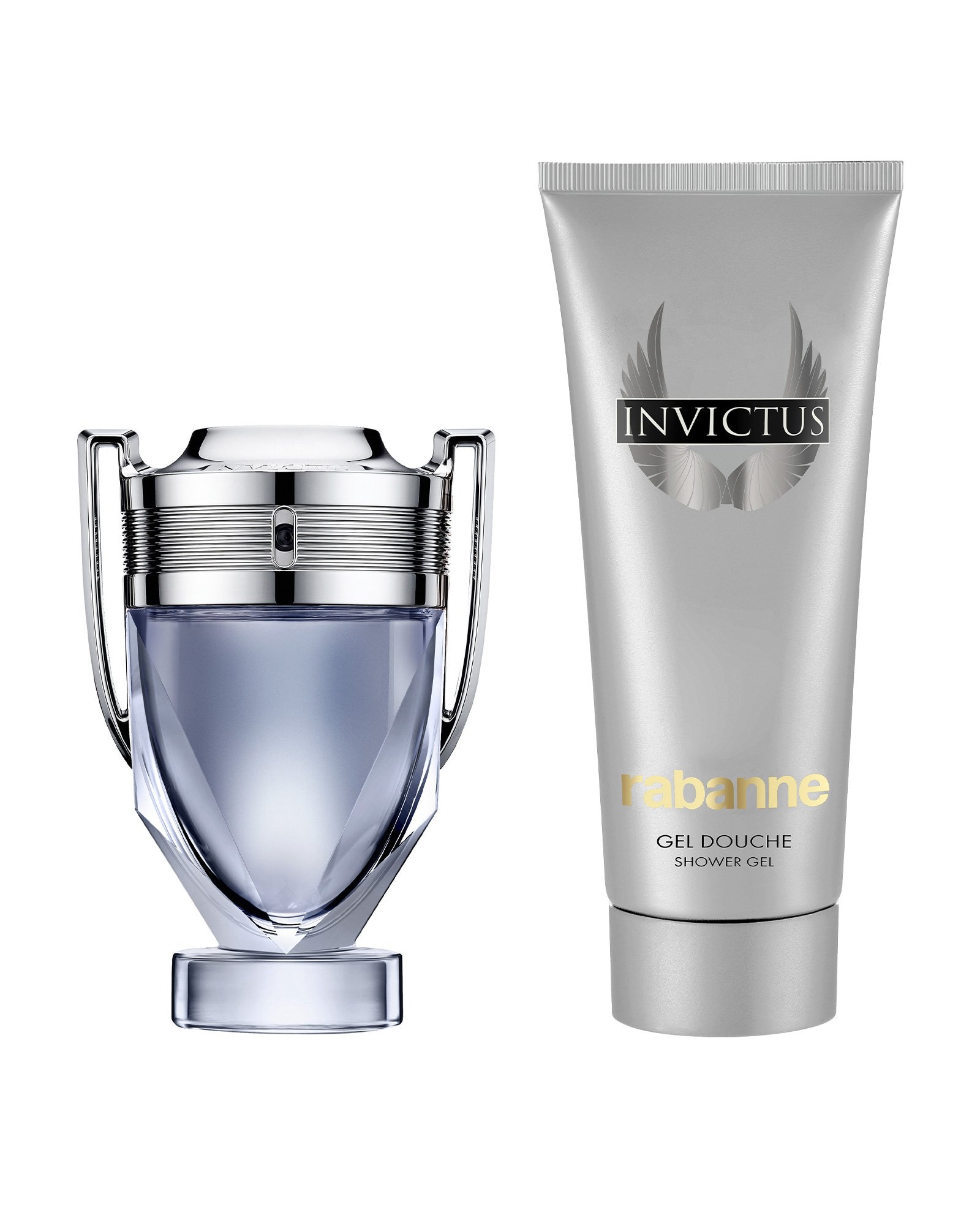 Kit perfume masculino Invictus EDT 50ml + shampoo corporal 100ml | Rabanne