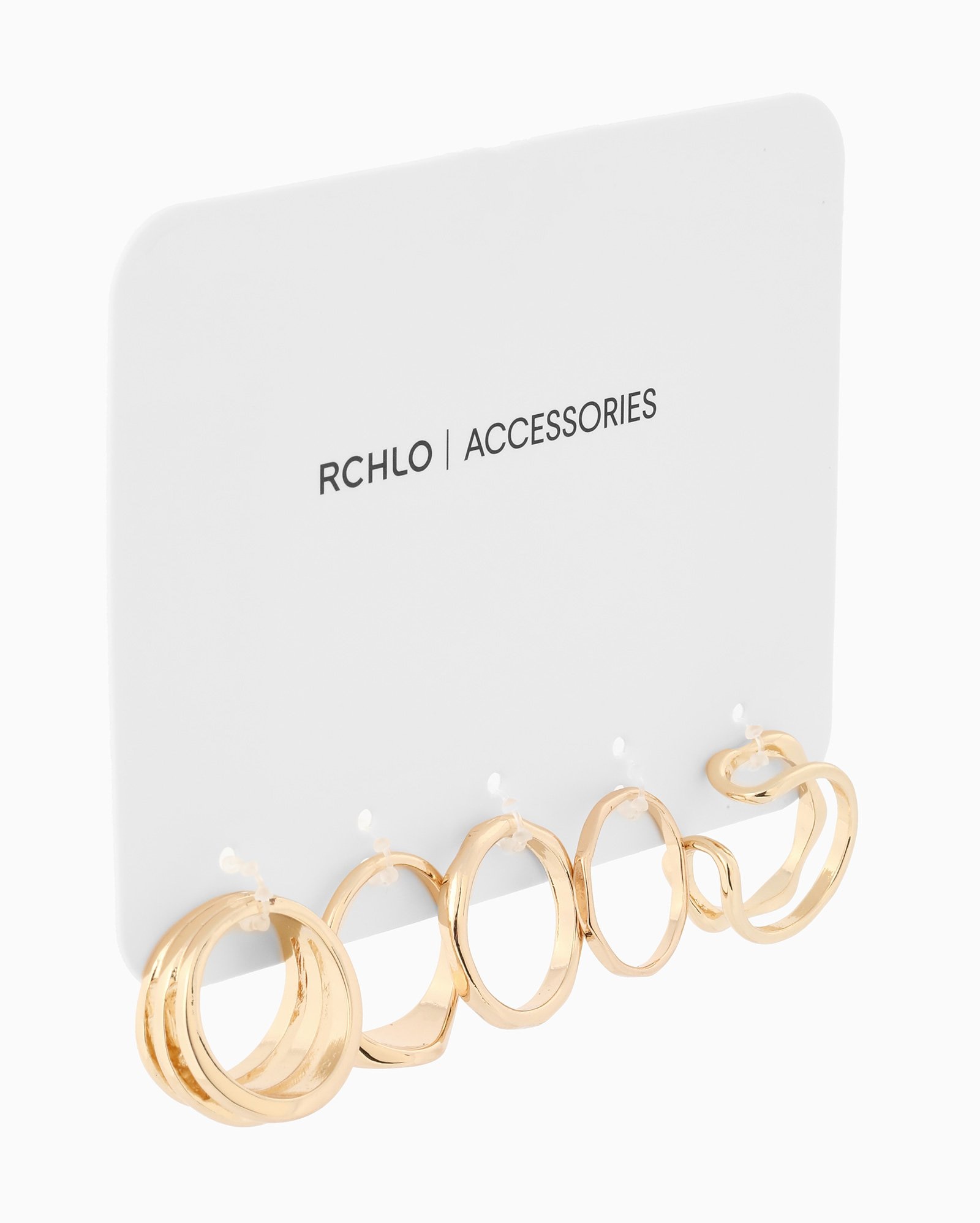 Kit anéis 5 feminino peças elaborados dourado | Accessori by Riachuelo