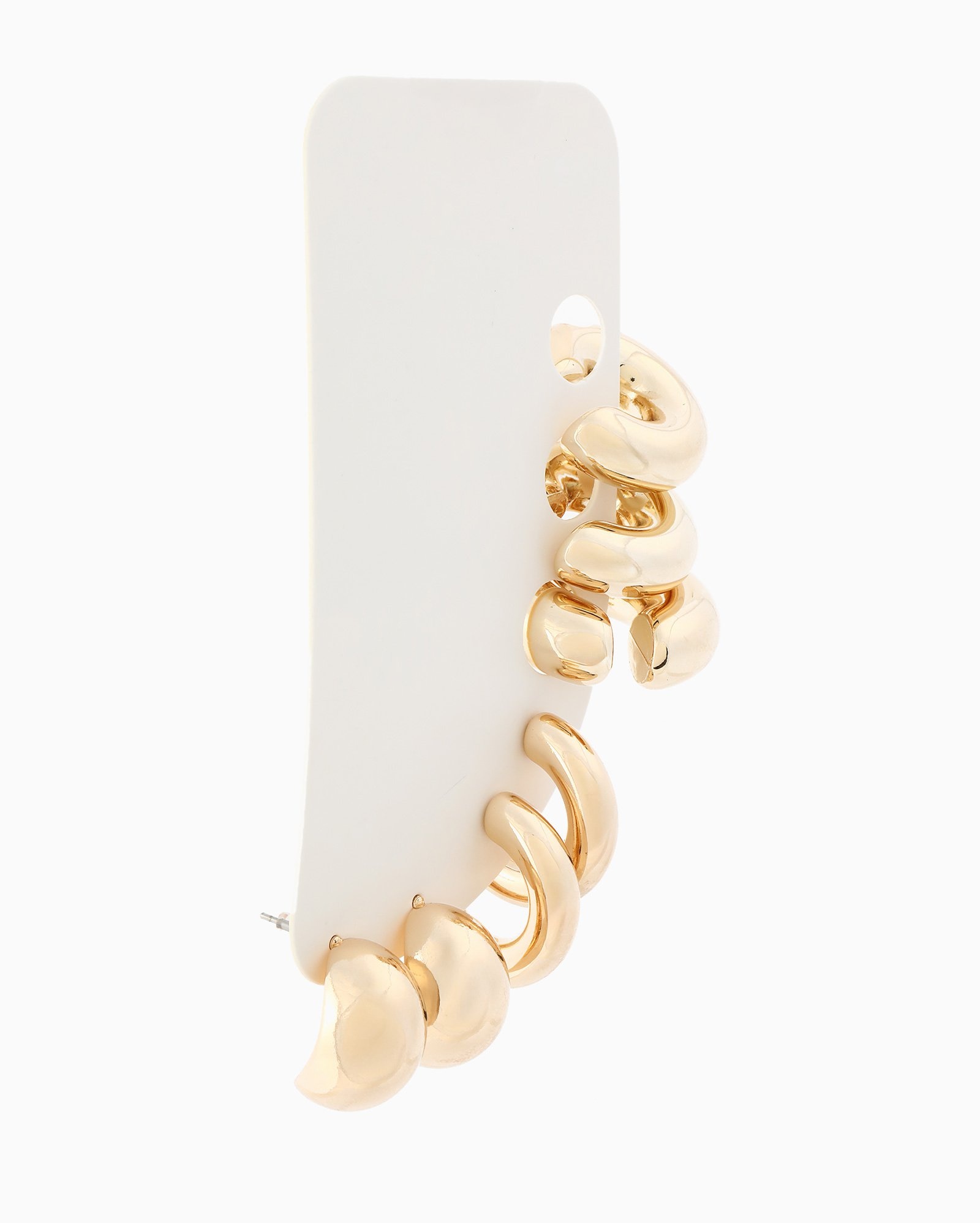 Kit brinco feminino 7 itens argola bold dourado | Accessori by Riachuelo
