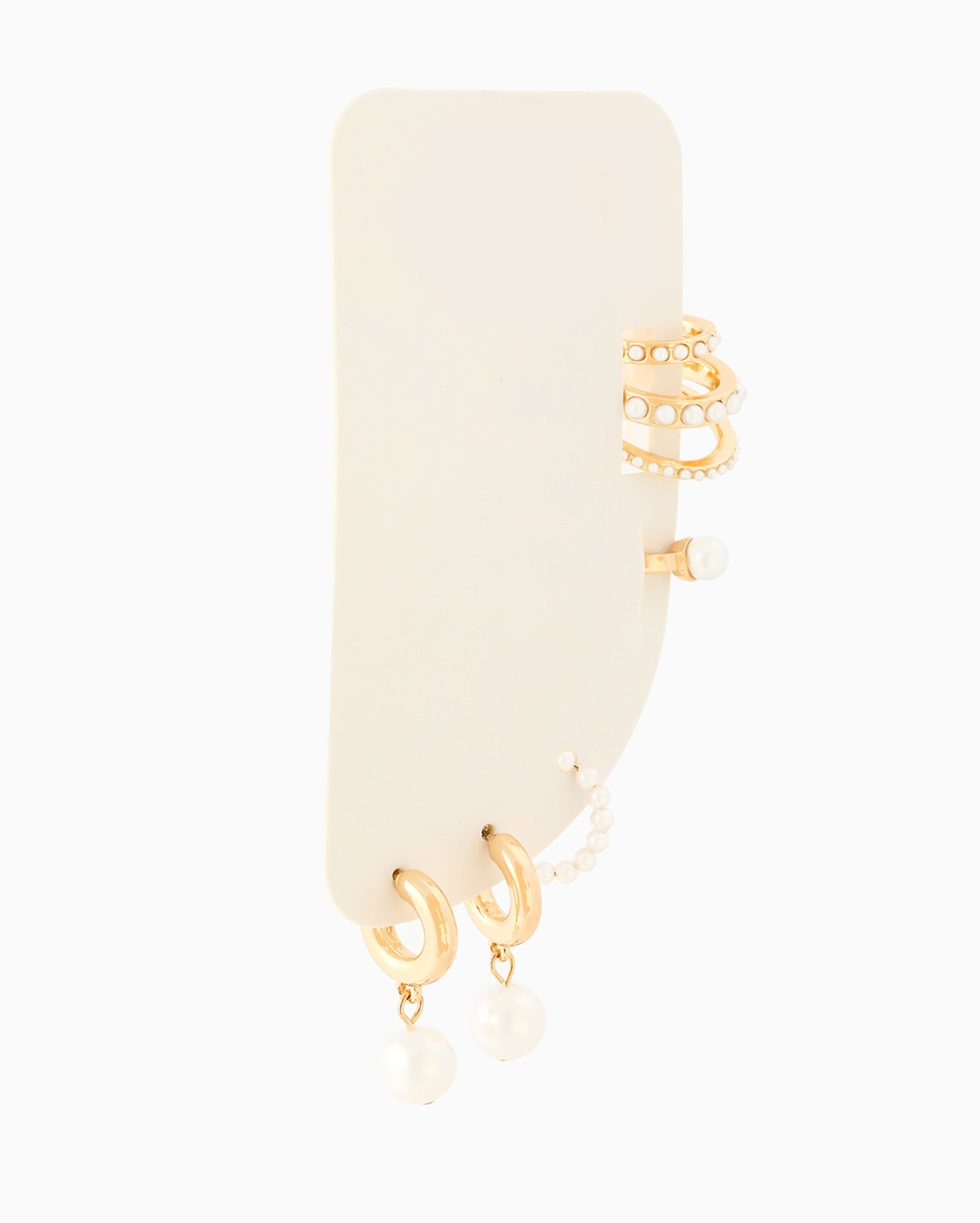 Kit brinco feminino 5 itens perola dourado | Accessori by Riachuelo
