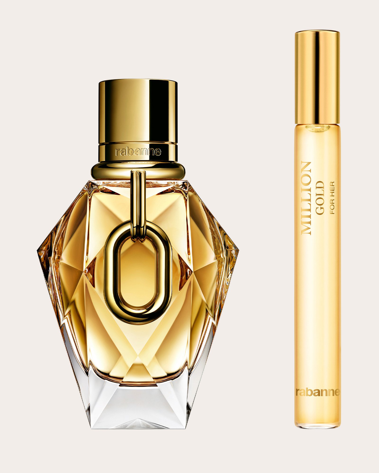 Kit perfume feminino Million Gold for Her refillable EDP 50ml + travel size 10ml | Rabanne