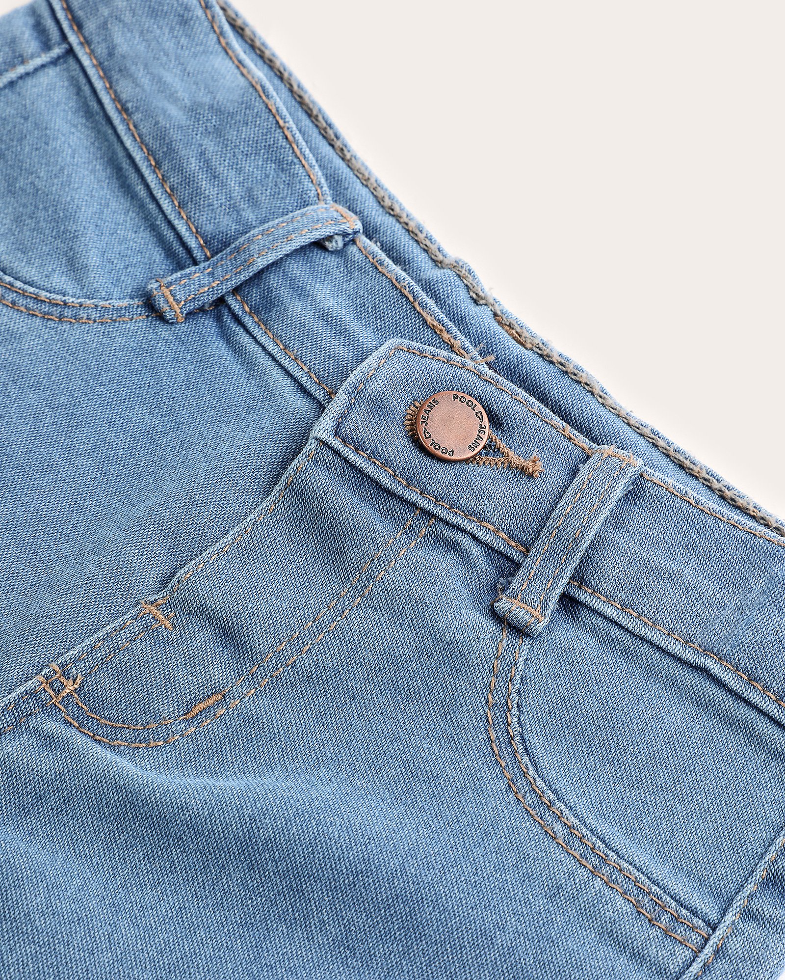 Calça jeans infantil slim 1-4A denim médio