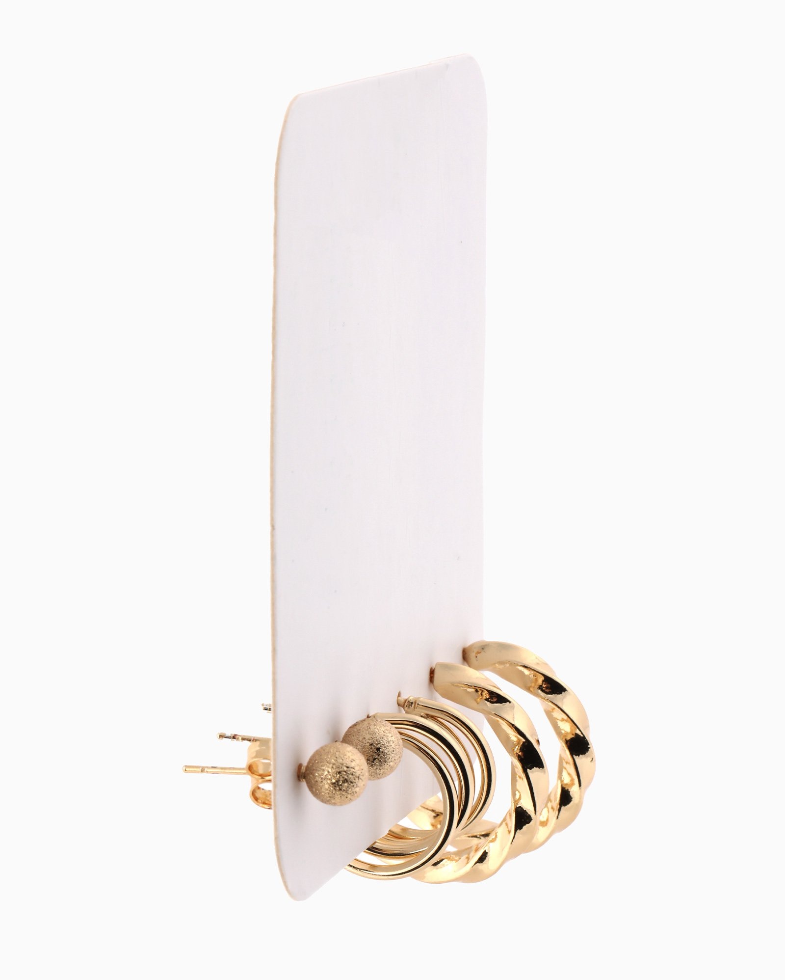 Kit brinco feminino 3 pares argolas e esfera dourado | Accessori by Riachuelo