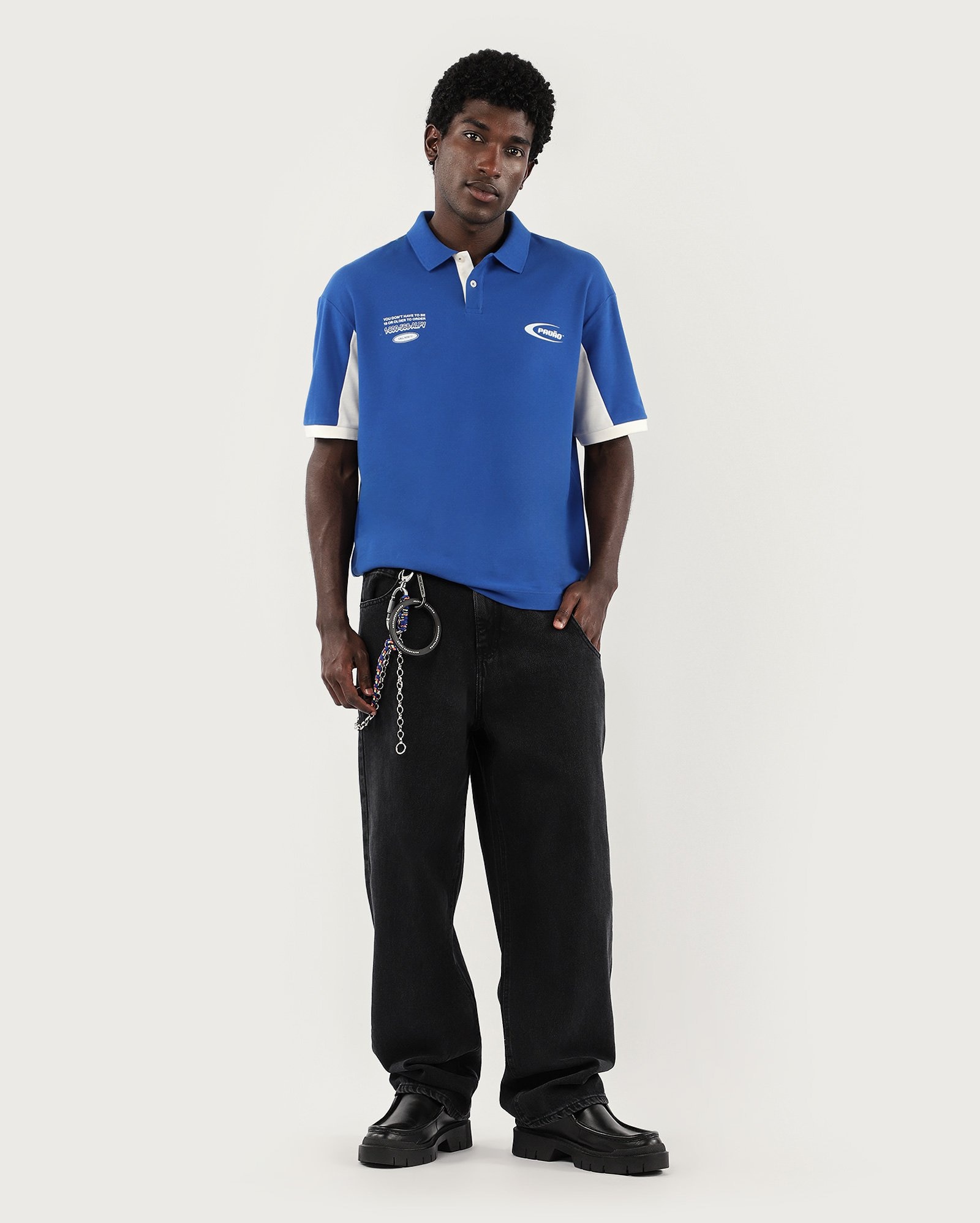 Camisa polo masculina relaxed - Azul | Alexandre Pavão + Pool