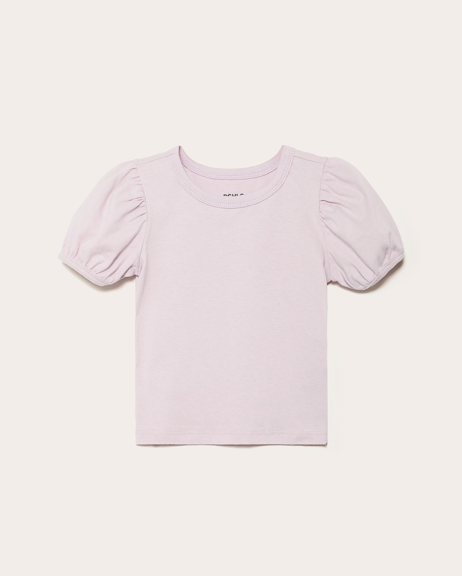 Camiseta infantil manga curta bufante 1-4A lilás | Pool Kids