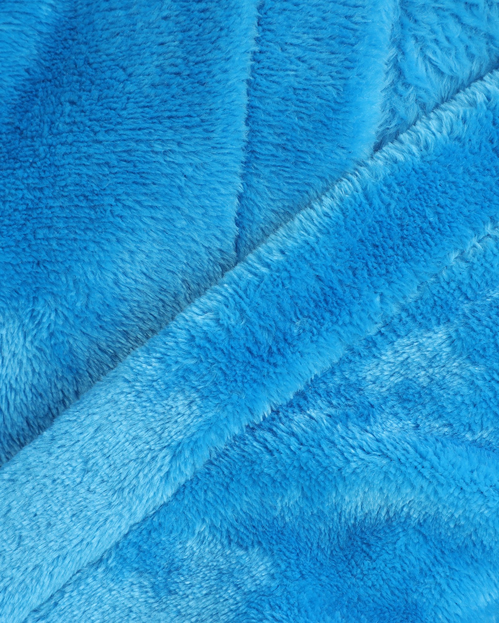 Roupão infantil em fleece com capuz tubarão 1-4A azul