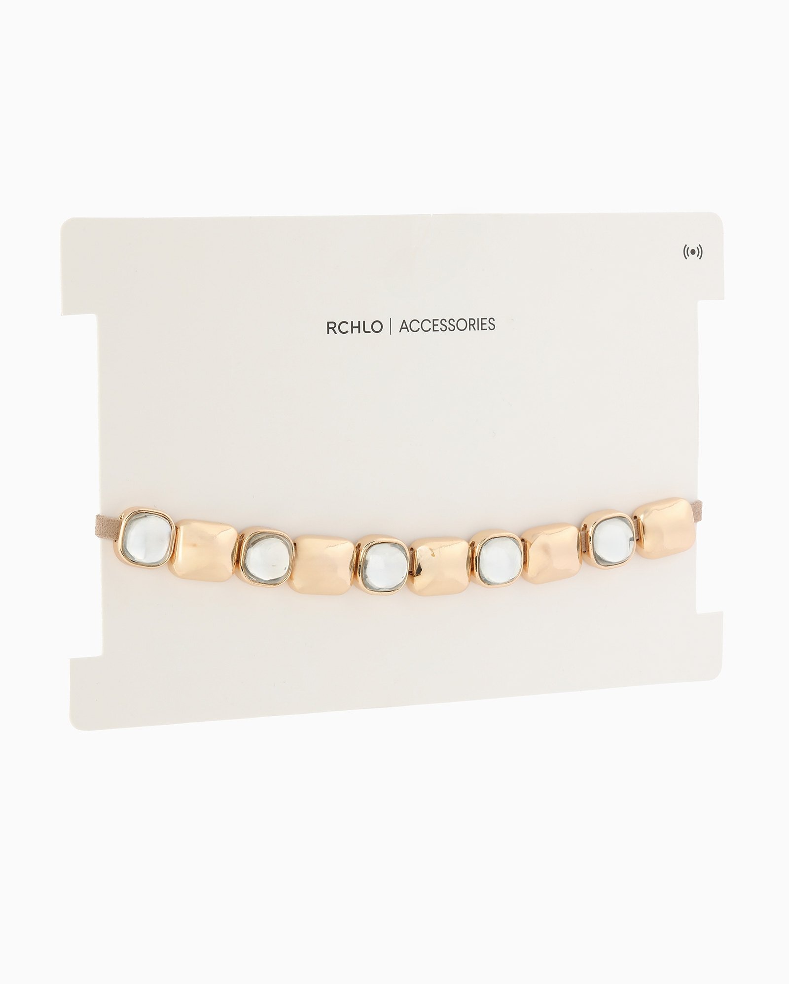 Colar feminino chocker ponto de luz dourado | Accessori