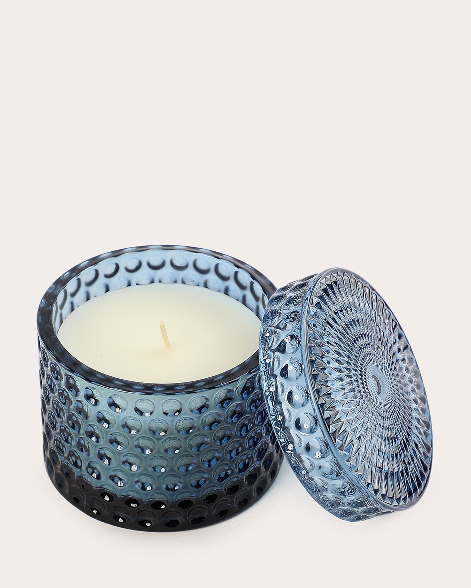 Vela aromática com tampa mystic garden 160g azul | Casa Riachuelo