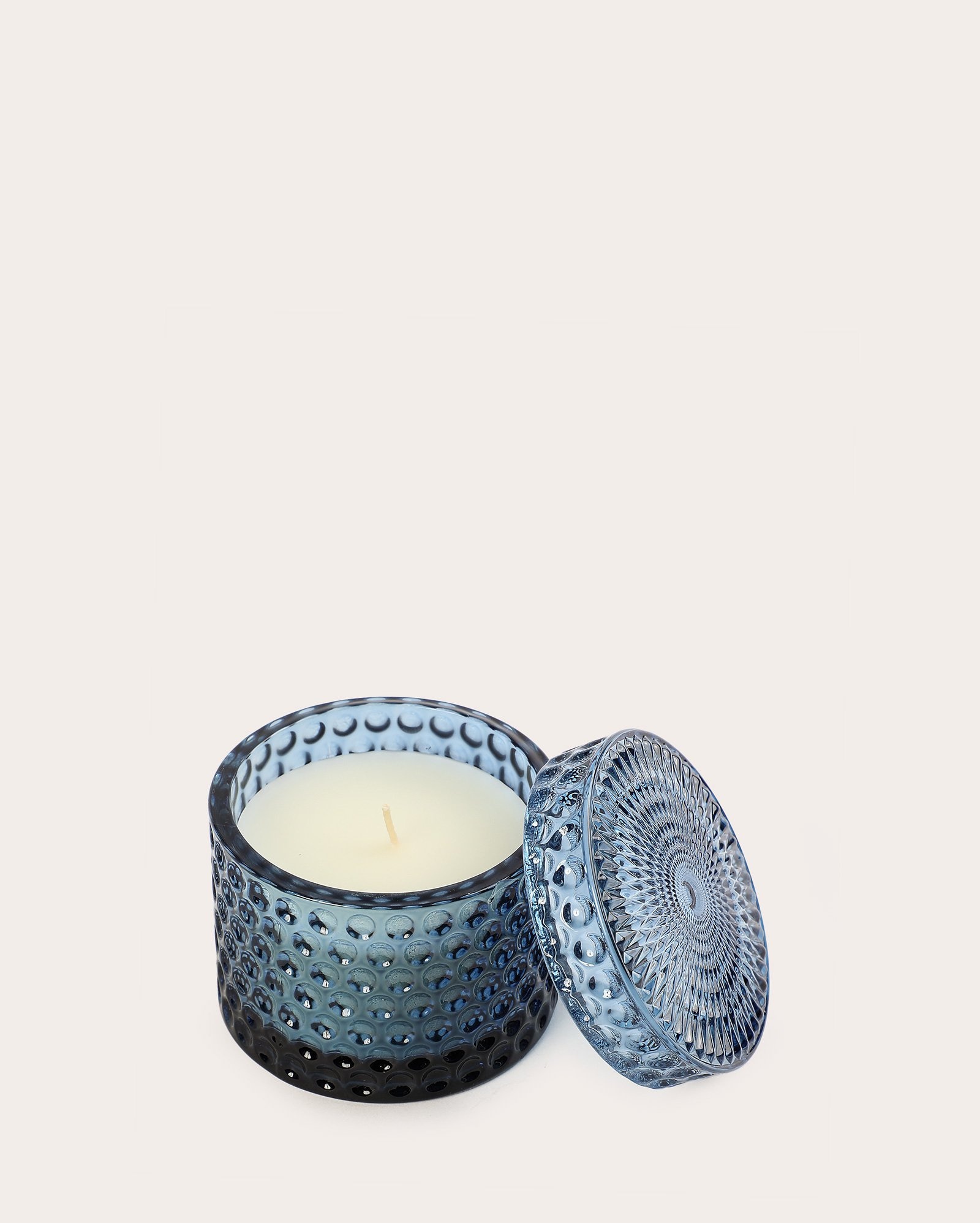 Vela aromática com tampa mystic garden 160g azul | Casa Riachuelo