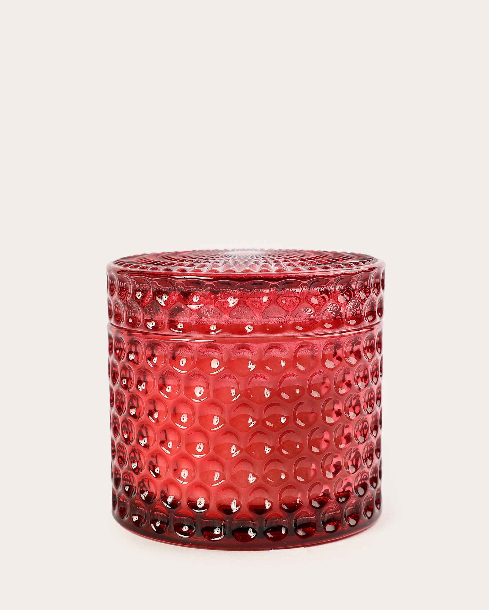 Vela aromática tampa Bubble 160g vermelho | Casa Riachuelo