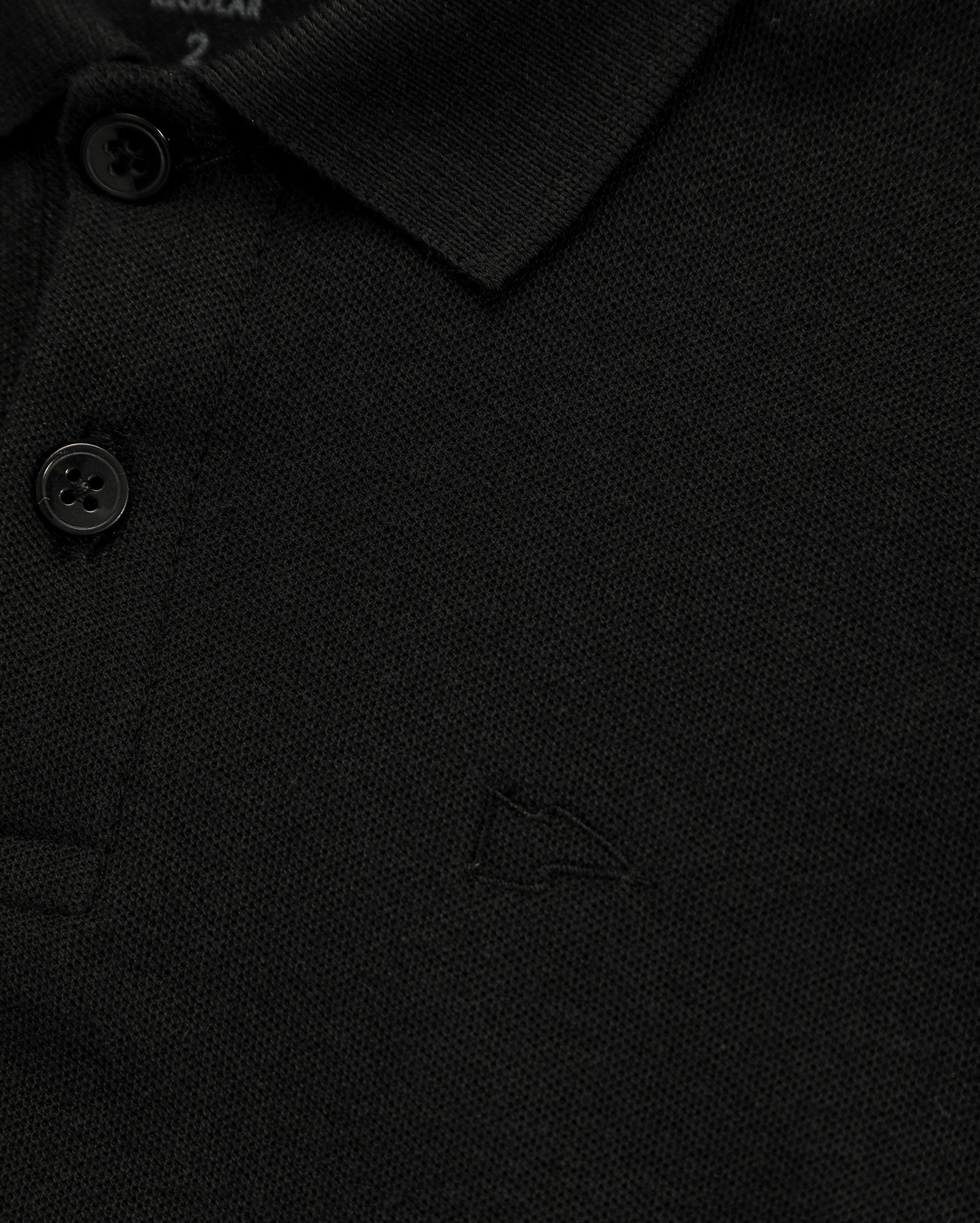 Camisa polo infantil Pool Legacy lisa 1-4A - Preto