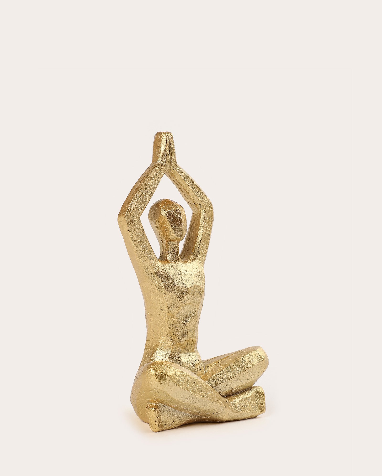 Objeto decorativo estatueta 19cm dourada | Casa Riachuelo