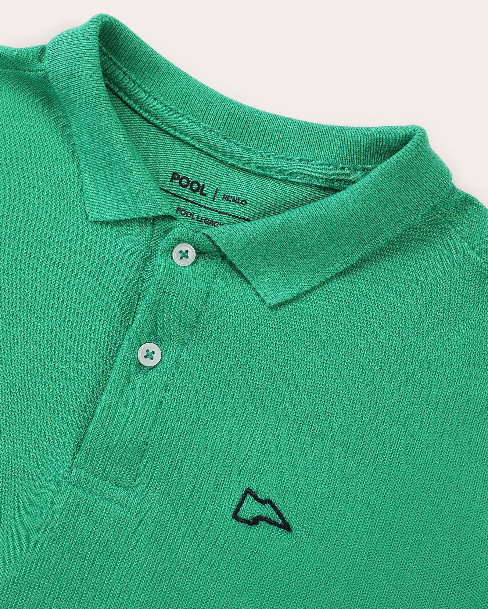 Camisa polo infantojuvenil Pool Legacy lisa 1-12A - Verde