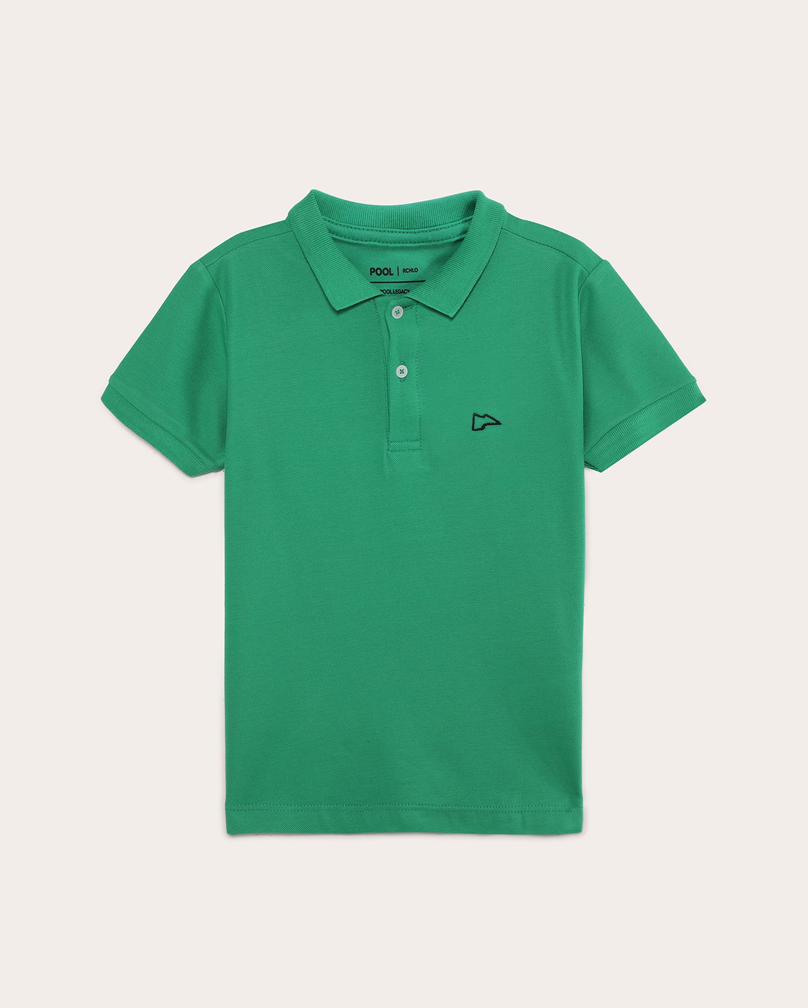 Camisa polo infantojuvenil Pool Legacy lisa 1-12A - Verde
