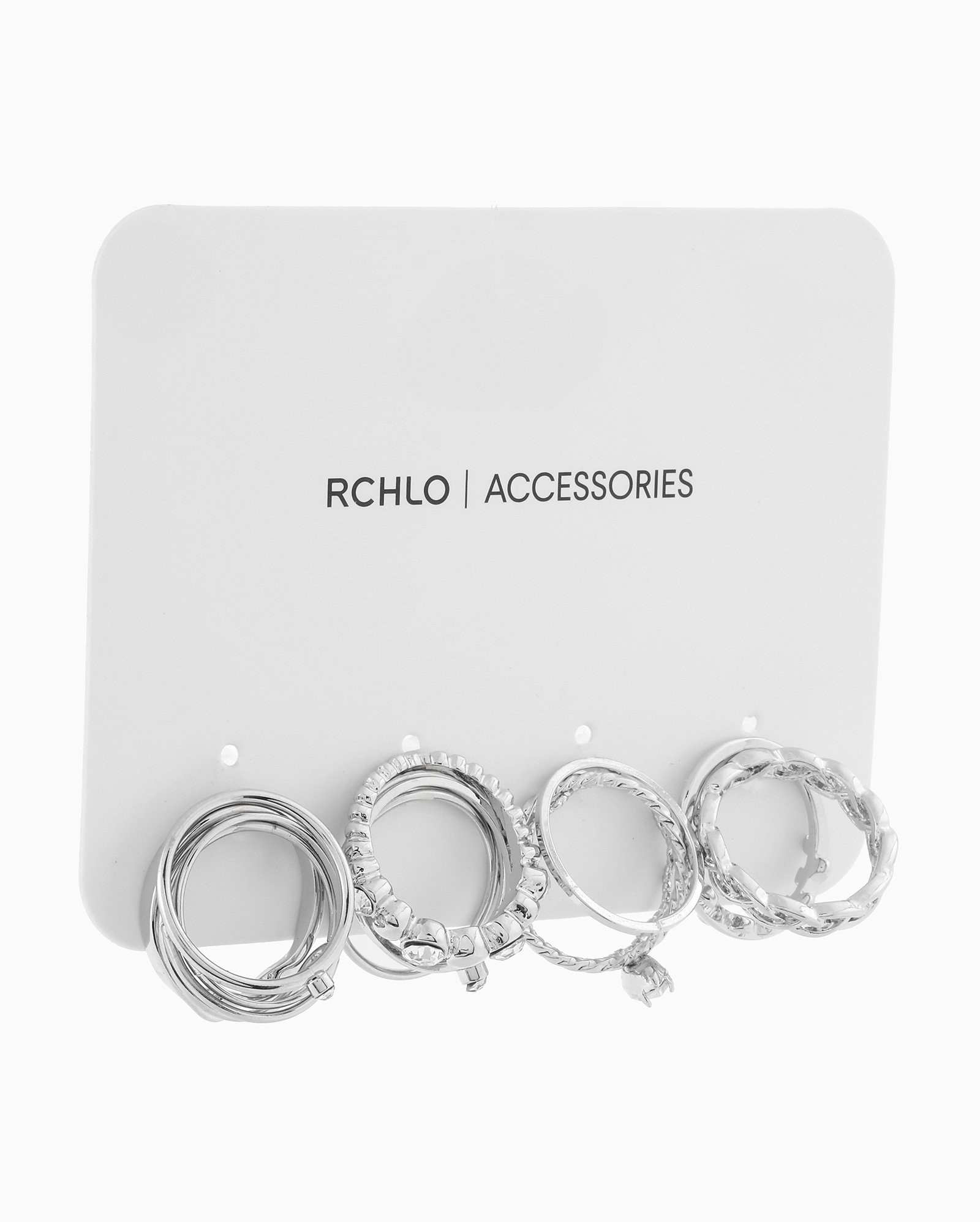 Kit anéis feminino 12 peças diversas prata | Accessori