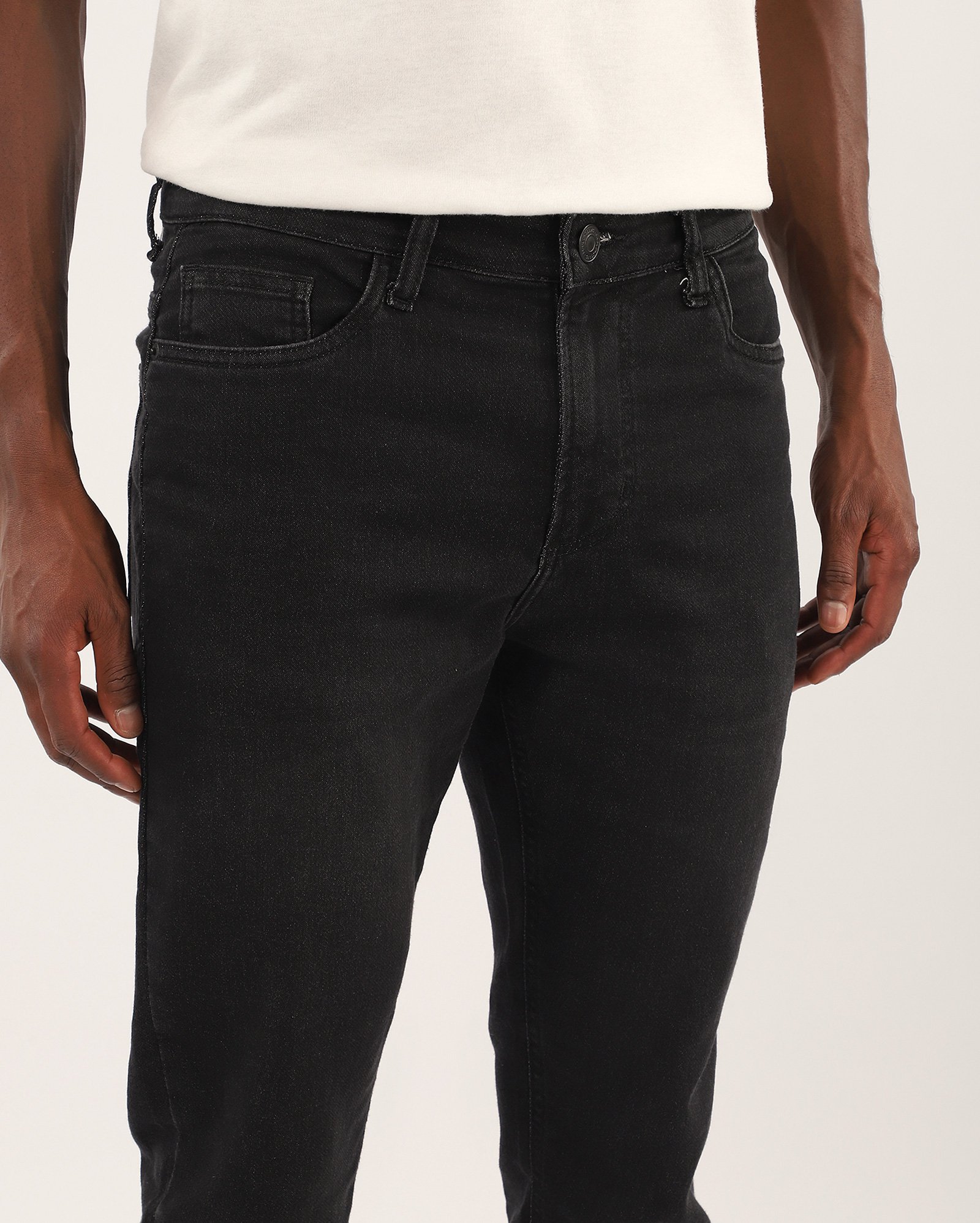 Calça black jeans masculina Comfy skinny com bolsos | Pool Jeans