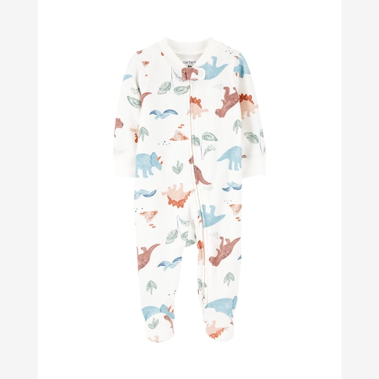 Macacão bebê com pezinho dinossauro branco | Carter's