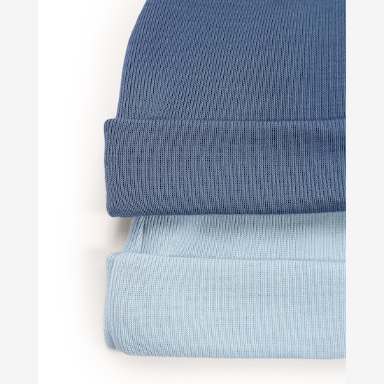 Kit touca bebê 2 peças com dobra - multicor | Carter's