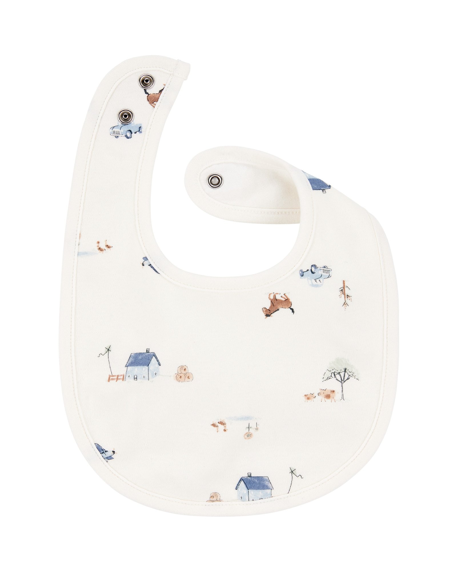 Kit babador bebê 3 peças cachorrinho listras multicor | Carter's