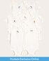 Kit body bebê 7 peças dias da semana off-white | Carter's