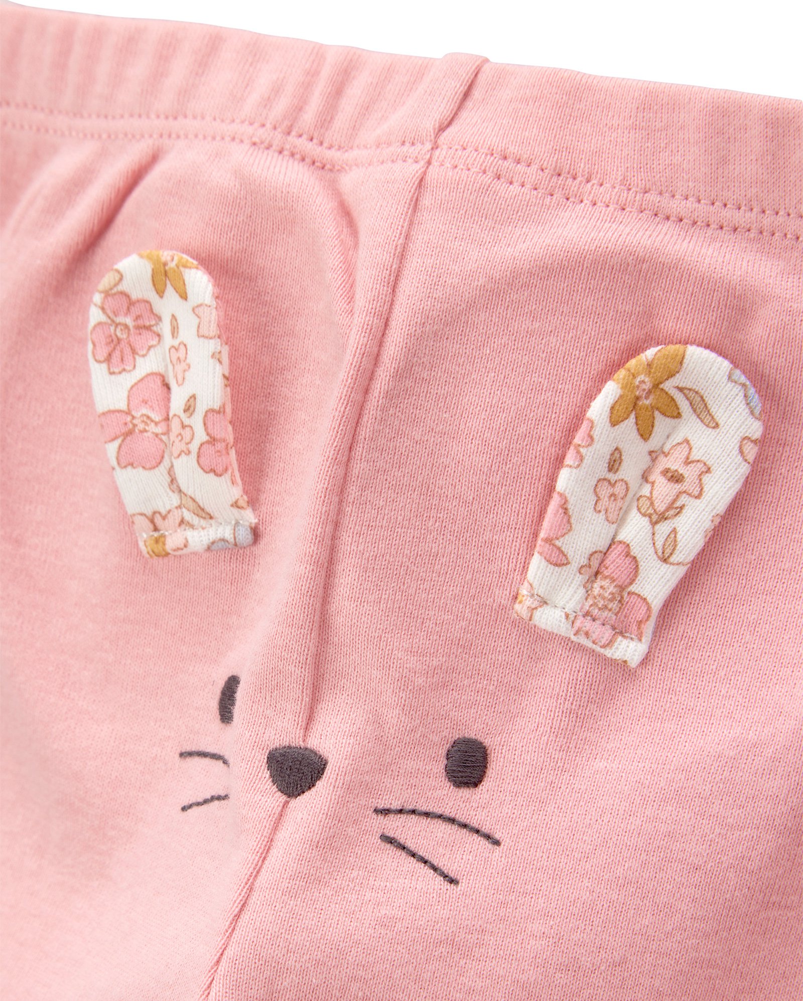 Conjunto longo bebê 3 peças coelhinho multicor | Carter's