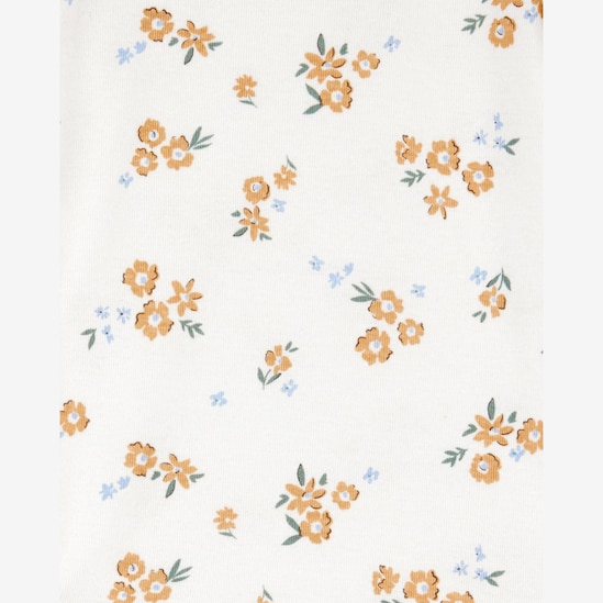 Kit body bebê 5 peças floral listras multicor | Carter's