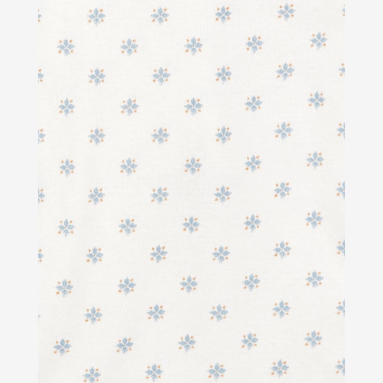 Kit body bebê 5 peças floral listras multicor | Carter's