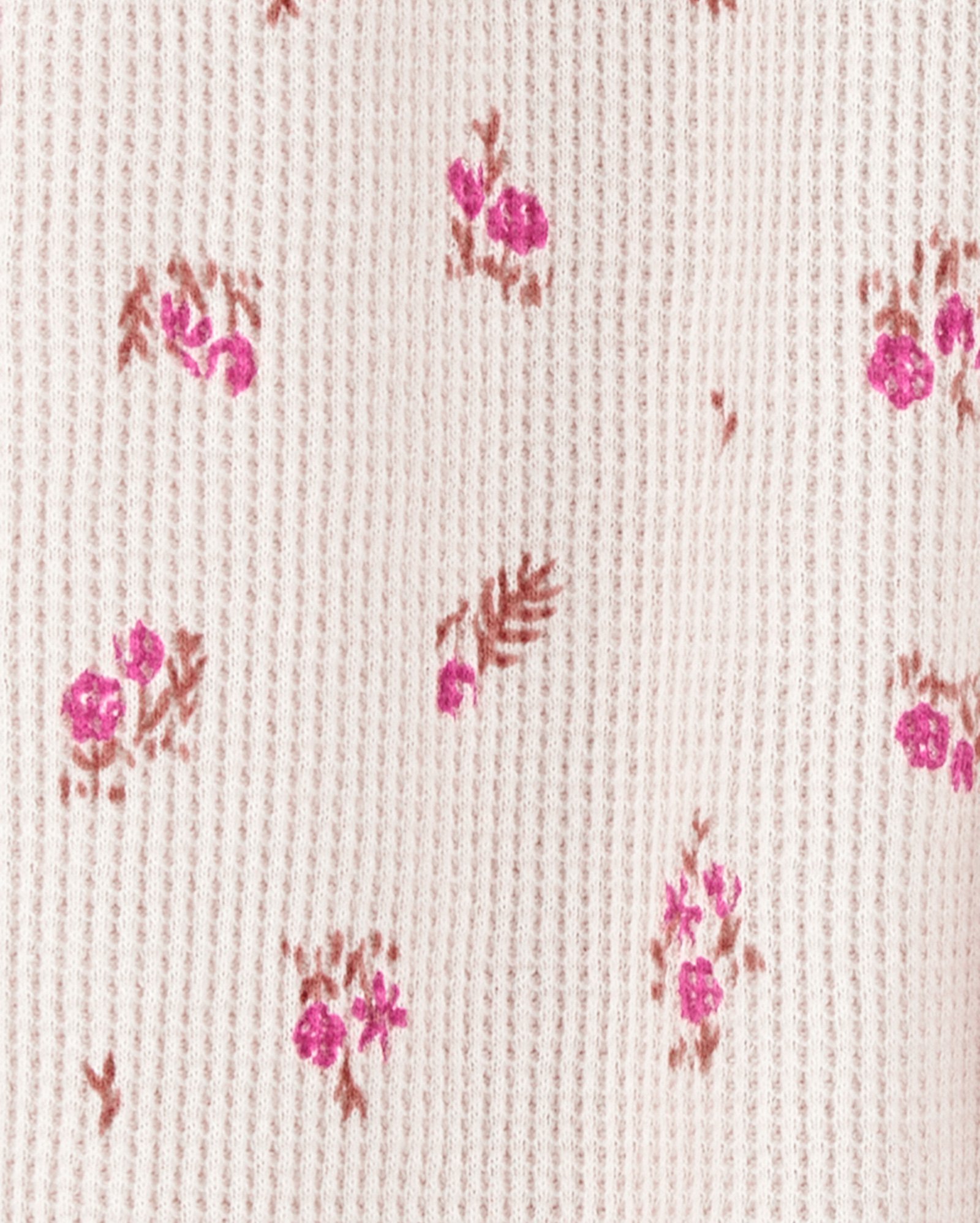Macacão bebê com pezinho floral bege | Carter's