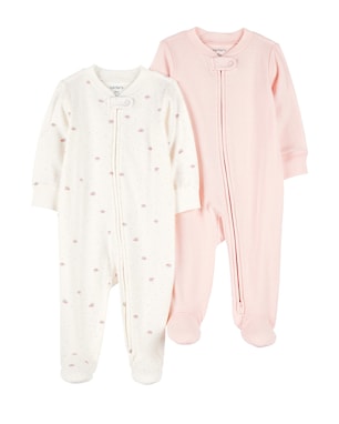 Kit macacão bebê 2 peças com pezinho elefante listras multicor | Carter's