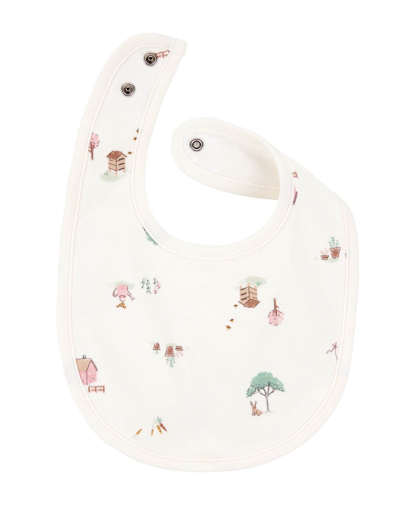 Kit babador bebê 3 peças floral paisagens multicor | Carter's