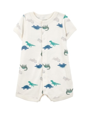 Macaquinho bebê dinossauros off-white | Carter's