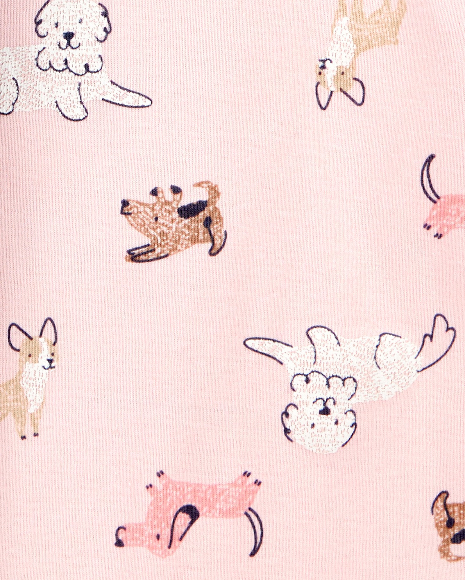 Kit body bebê 5 peças cachorrinhos listras multicor | Carter's